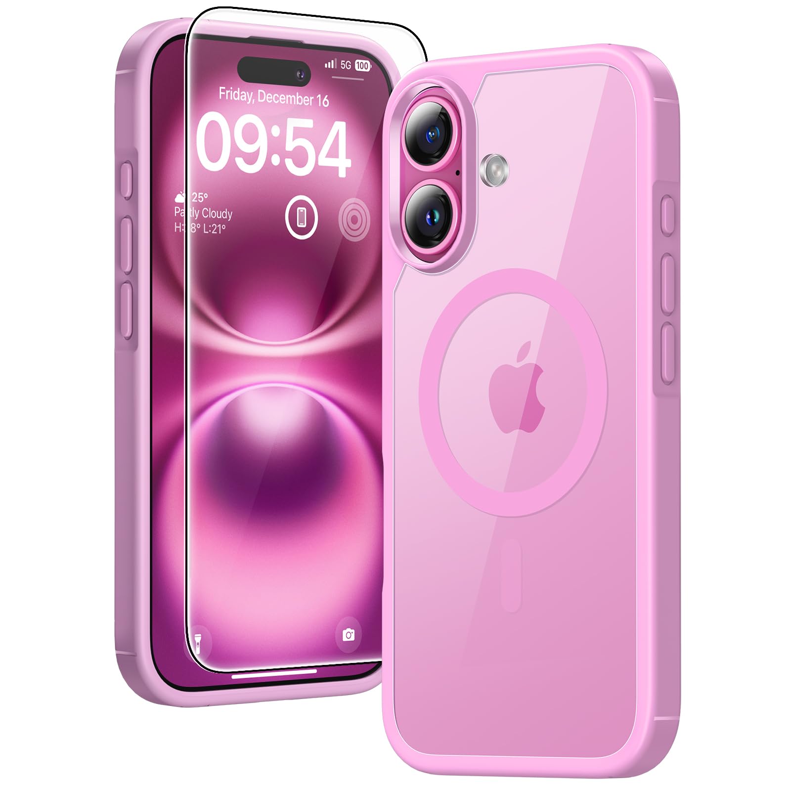 Foto 2 pulgar | Funda Tauri 3 En 1 Para Iphone 16 Plus Con 2 Protectores De Pantalla - Venta Internacional.
