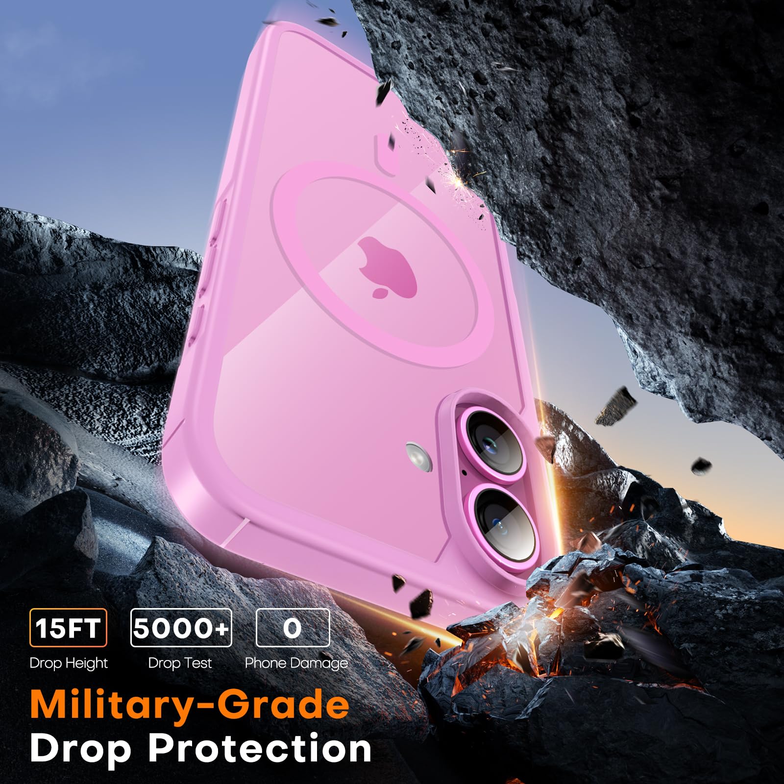 Foto 3 | Funda Tauri 3 En 1 Para Iphone 16 Plus Con 2 Protectores De Pantalla - Venta Internacional.
