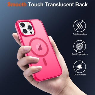 Foto 6 | Funda Magnética Supfine Para Iphone 13 Pro, Color Rosa Intenso - Venta Internacional.
