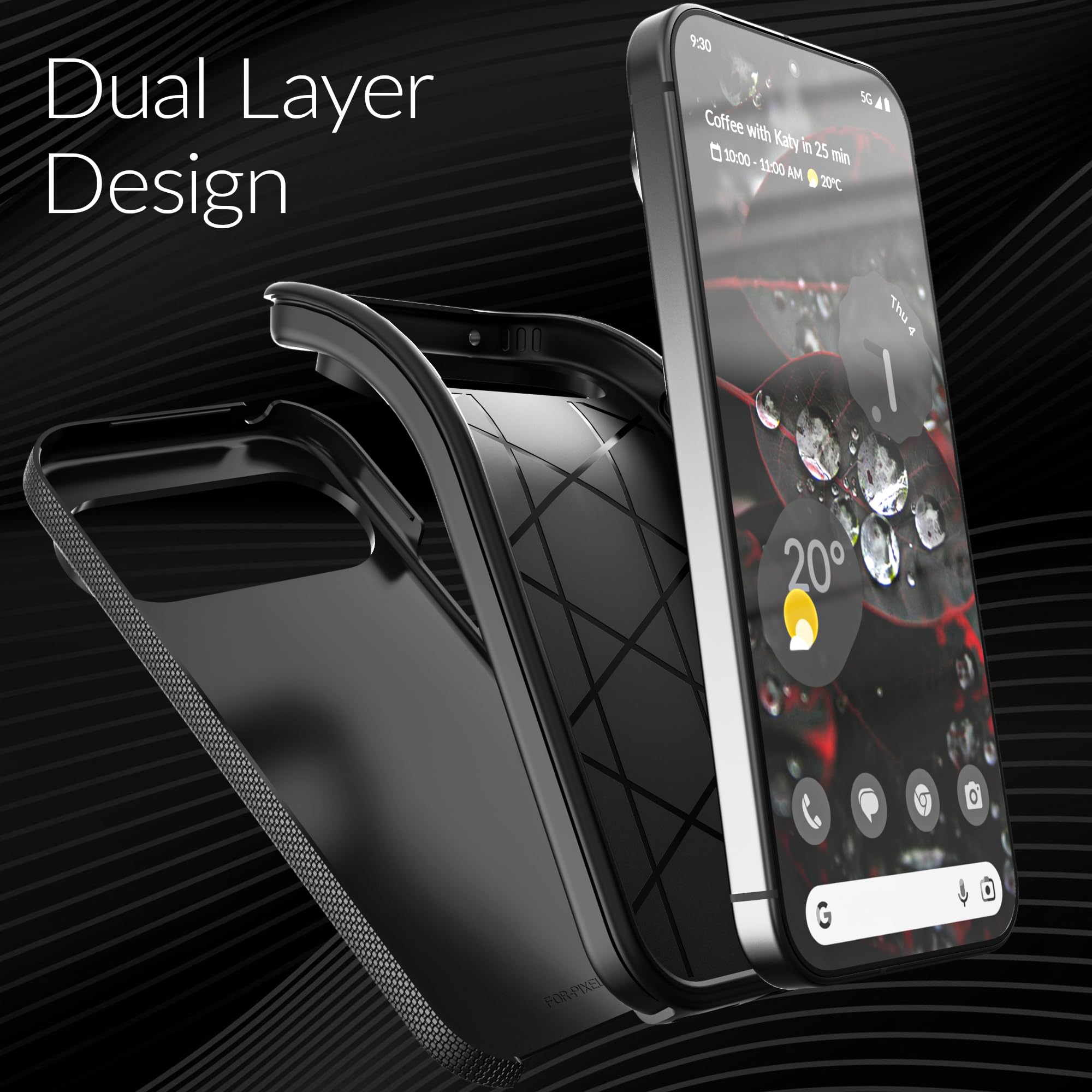Foto 5 pulgar | Funda Crave Dual Guard Para Google Pixel 9 Y Pixel 9 Pro - Venta Internacional.