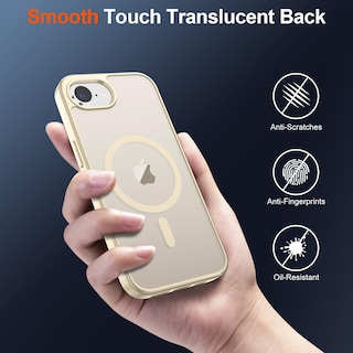 Foto 6 | Funda Magnética Supfine Para Iphone 16e 2025, Color Blanco Envejecido - Venta Internacional.