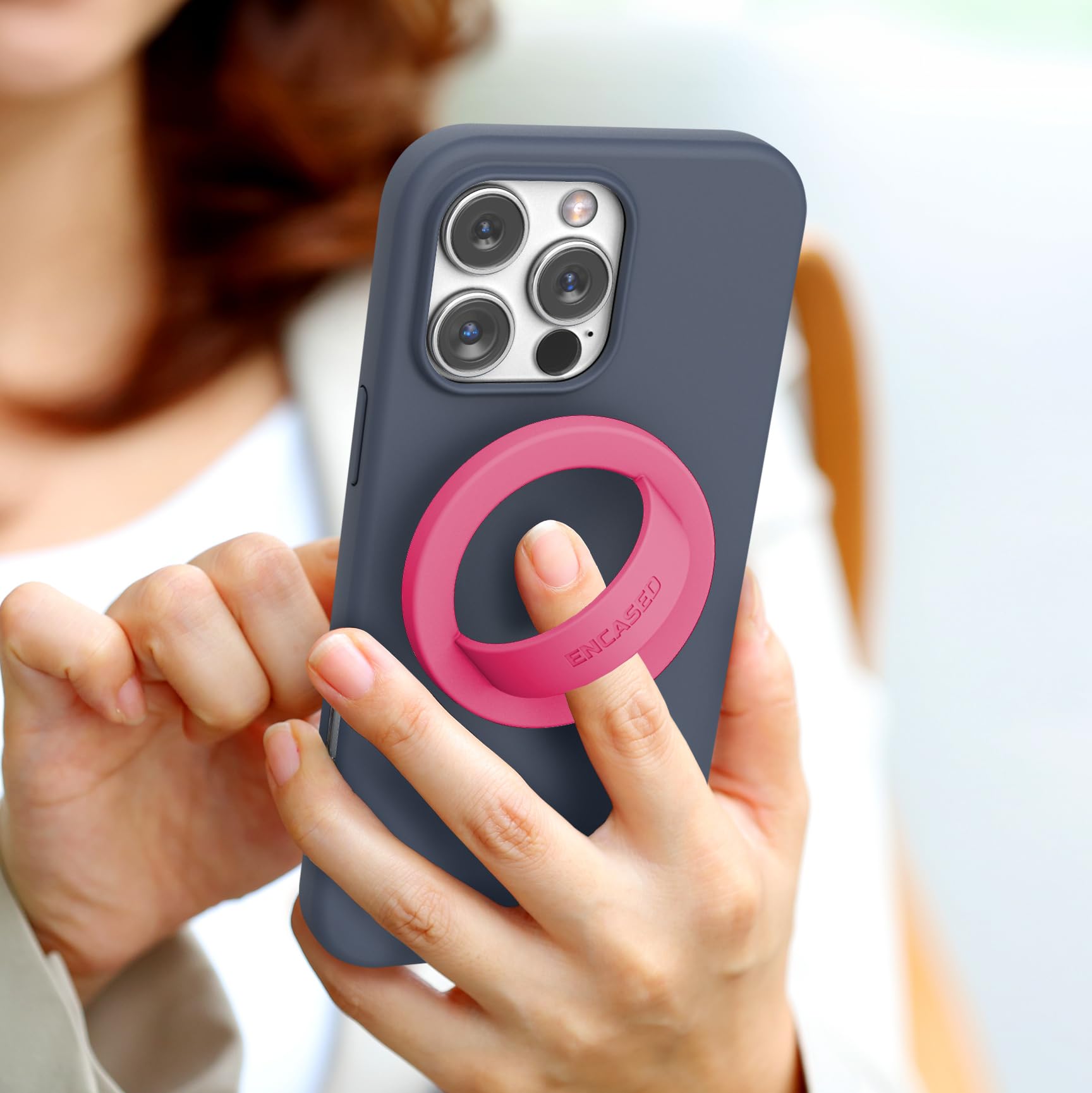Foto 4 pulgar | Soporte De Agarre Para Teléfono, Funda Delgada De Silicona Para El Dedo, Iphone - Venta Internacional.