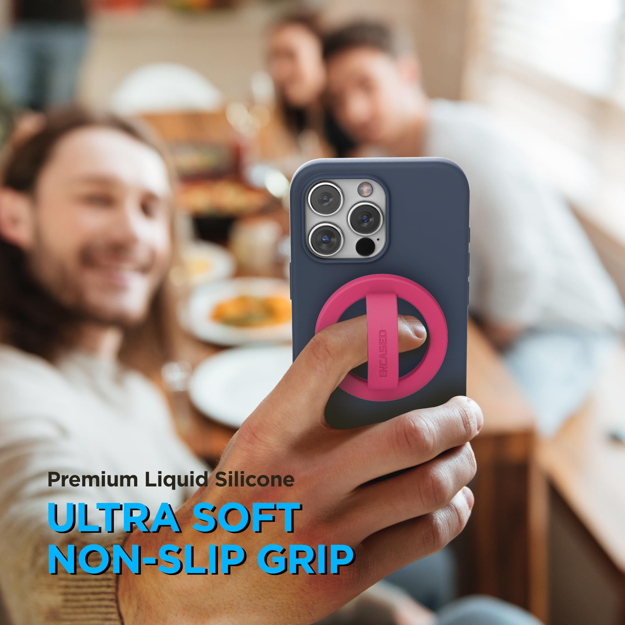 Foto 7 pulgar | Soporte De Agarre Para Teléfono, Funda Delgada De Silicona Para El Dedo, Iphone - Venta Internacional.