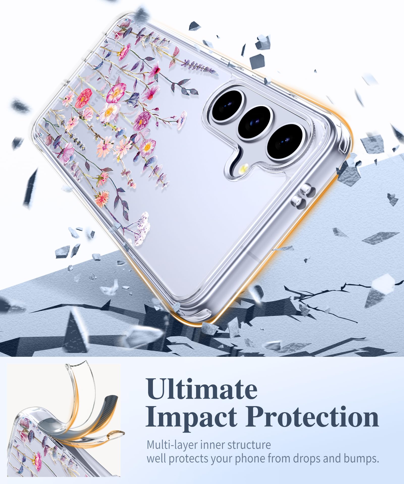 Foto 5 pulgar | Funda De Teléfono Gviewin Para Samsung Galaxy S25 Con Protector De Pantalla - Venta Internacional.