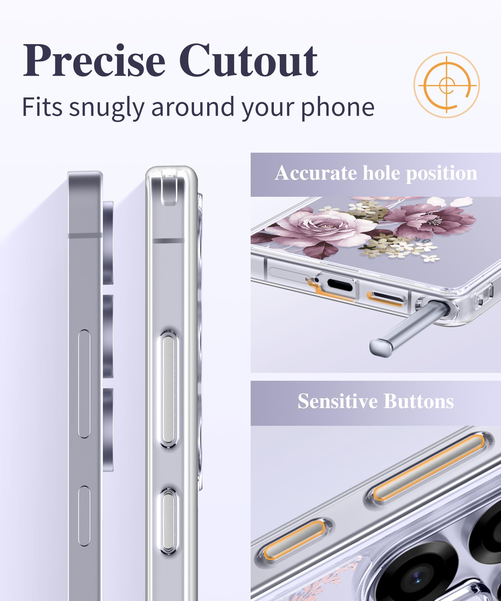 Foto 8 pulgar | Funda De Teléfono Gviewin Para Samsung Galaxy S25 Ultra 2025 6.9 - Venta Internacional.