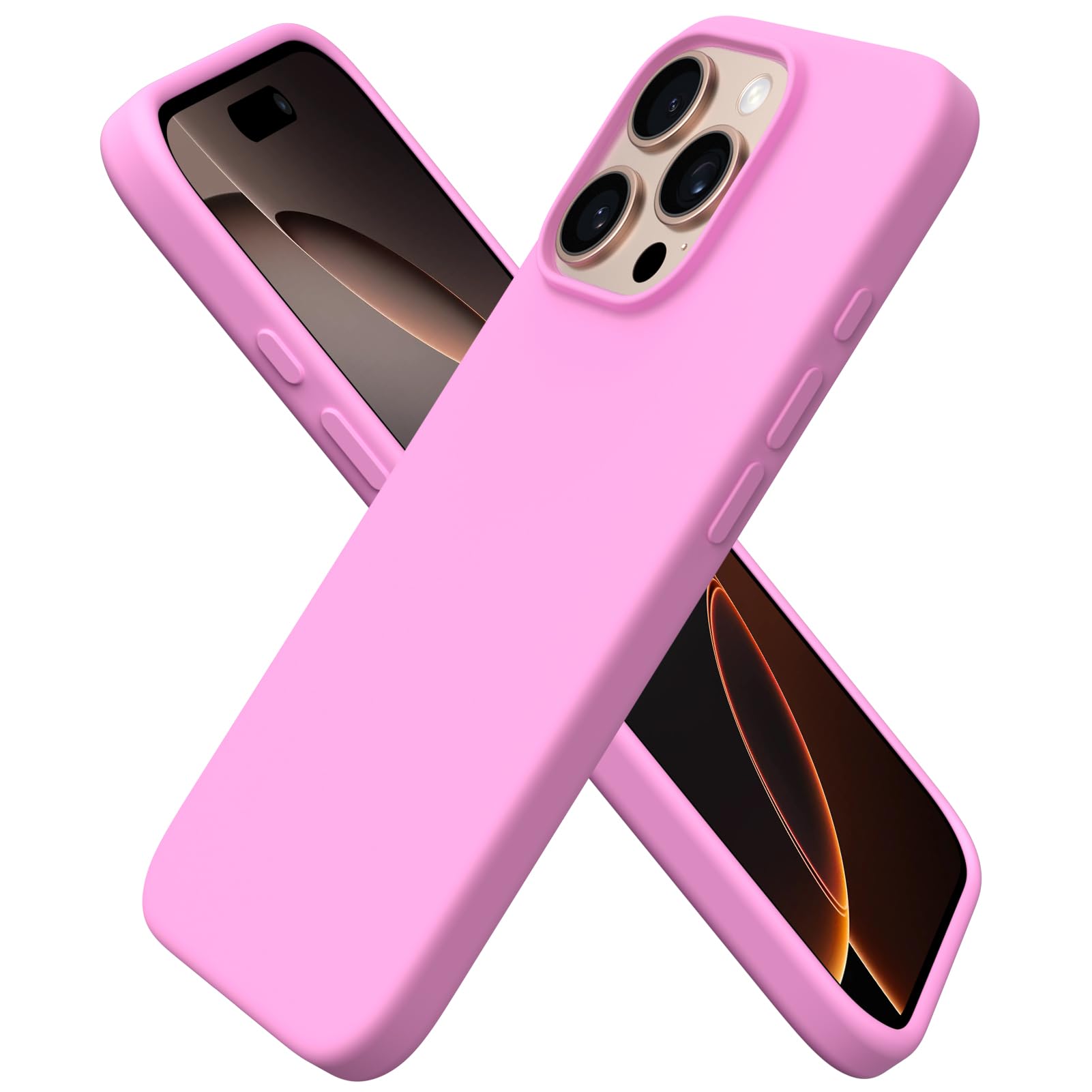 Foto 1 | Funda De Teléfono Ornarto Compatible Con Iphone 16 Pro 6.3 - Cherry - Venta Internacional.