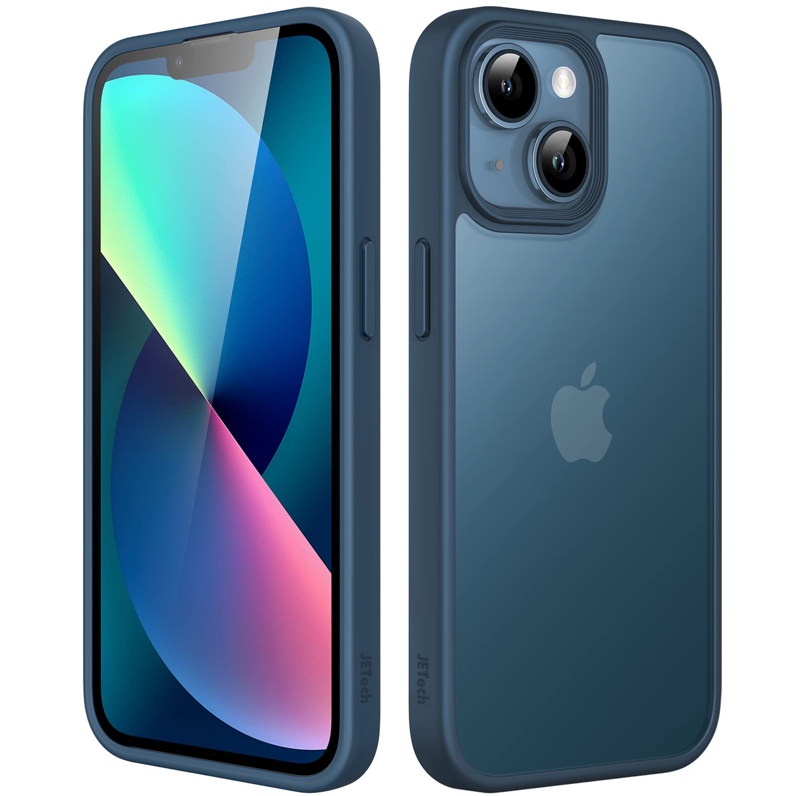 Foto 2 pulgar | Funda Jetech Matte Para Iphone 13 De 6.1 Pulgadas, Color Azul Tormenta - Venta Internacional.