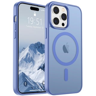 Foto 1 | Funda Magnética Supfine Para Iphone 14 Pro Max, Azul Y Morado - Venta Internacional.