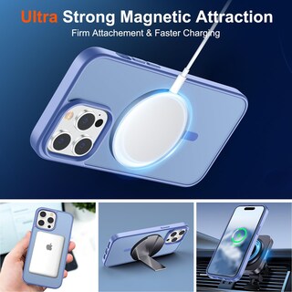Foto 5 | Funda Magnética Supfine Para Iphone 14 Pro Max, Azul Y Morado - Venta Internacional.