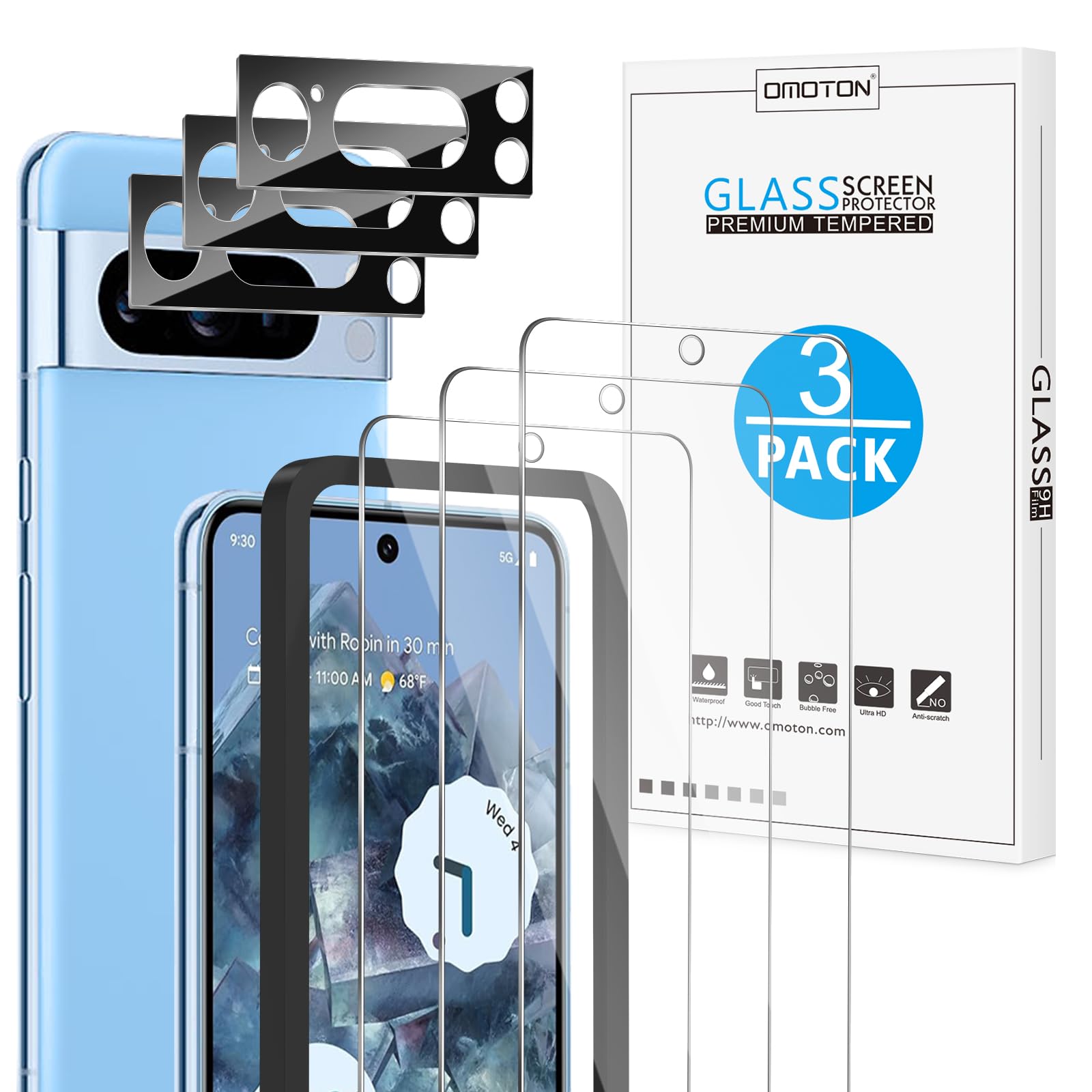 Protector De Pantalla Omoton Para Google Pixel 8 Pro 6.7'' 2023 - Venta Internacional.