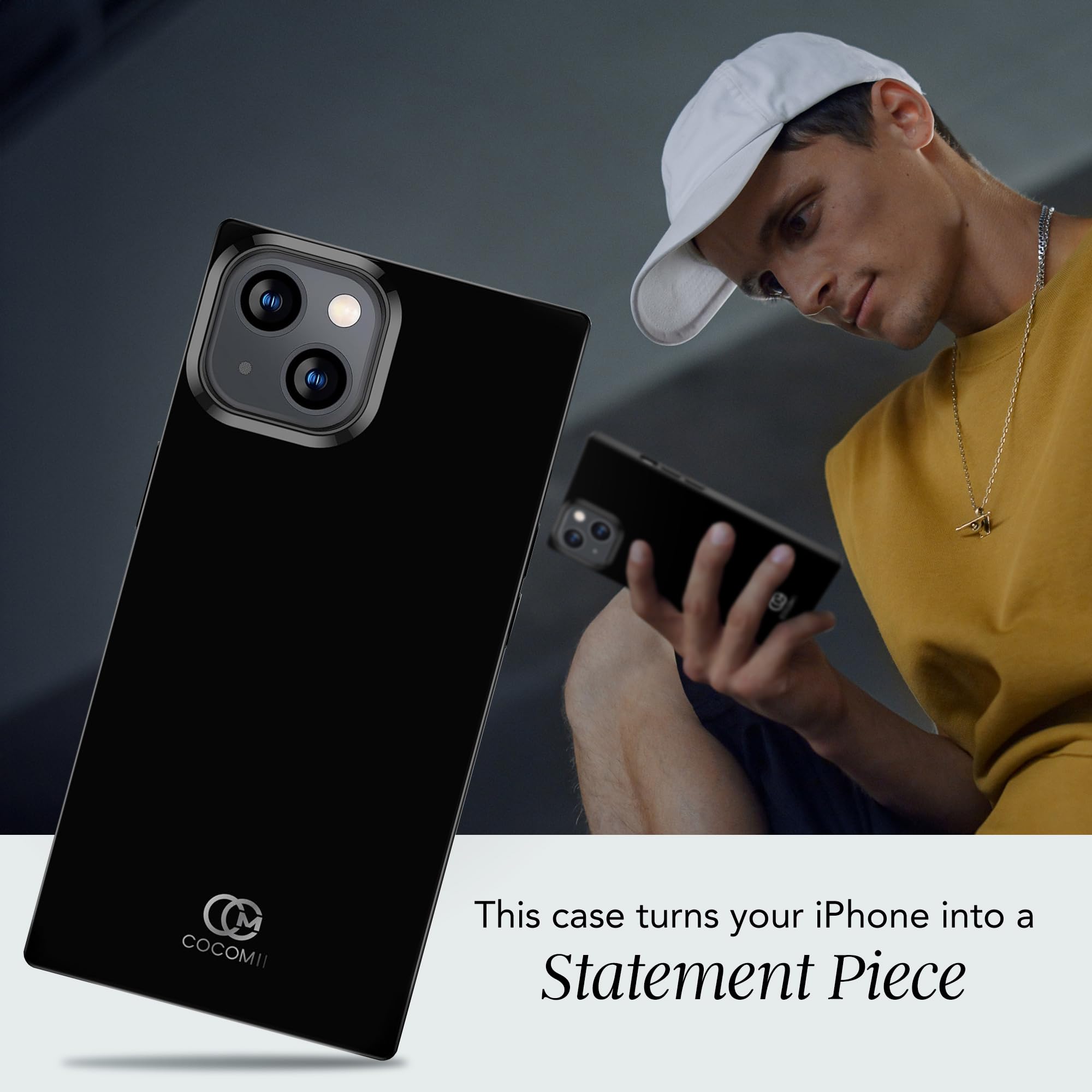 Foto 5 | Funda Para Teléfono Cocomii Rectangle Compatible Con Iphone 15 Plus, Color Negro - Venta Internacional.