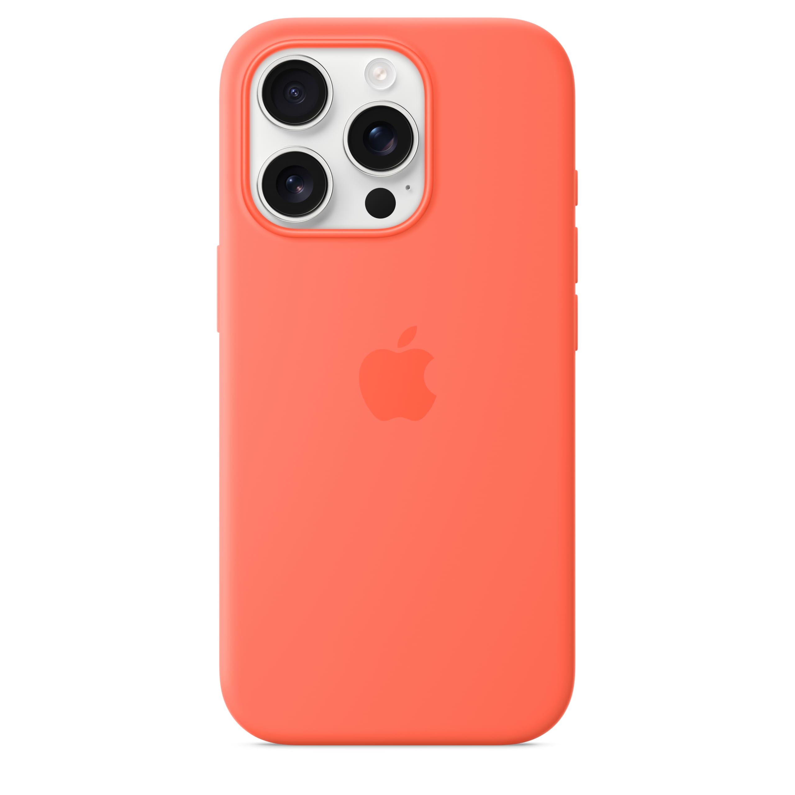 Funda De Silicona Para Apple Iphone 16 Pro Con Magsafe Tangerine - Venta Internacional.