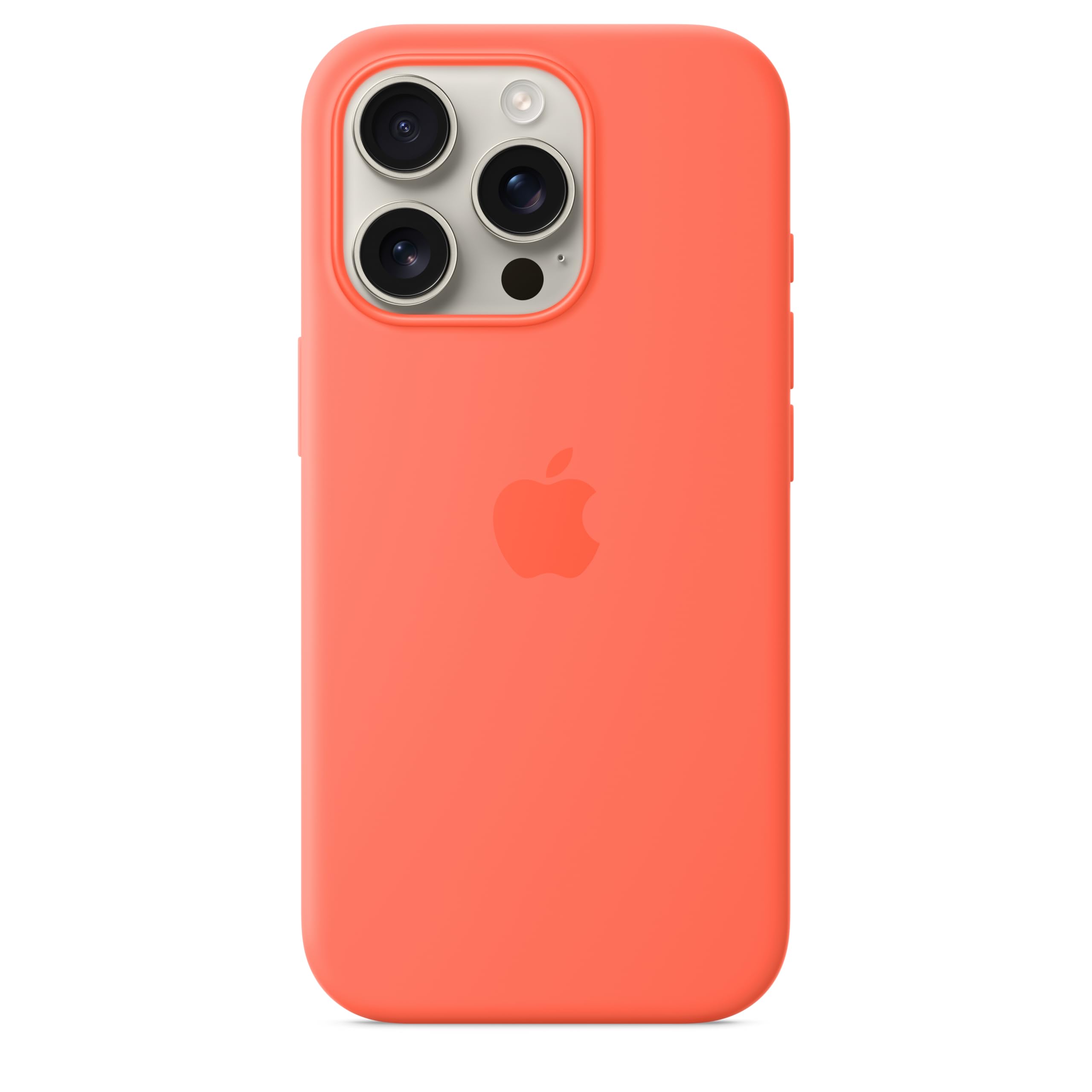 Foto 4 pulgar | Funda De Silicona Para Apple Iphone 16 Pro Con Magsafe Tangerine - Venta Internacional.