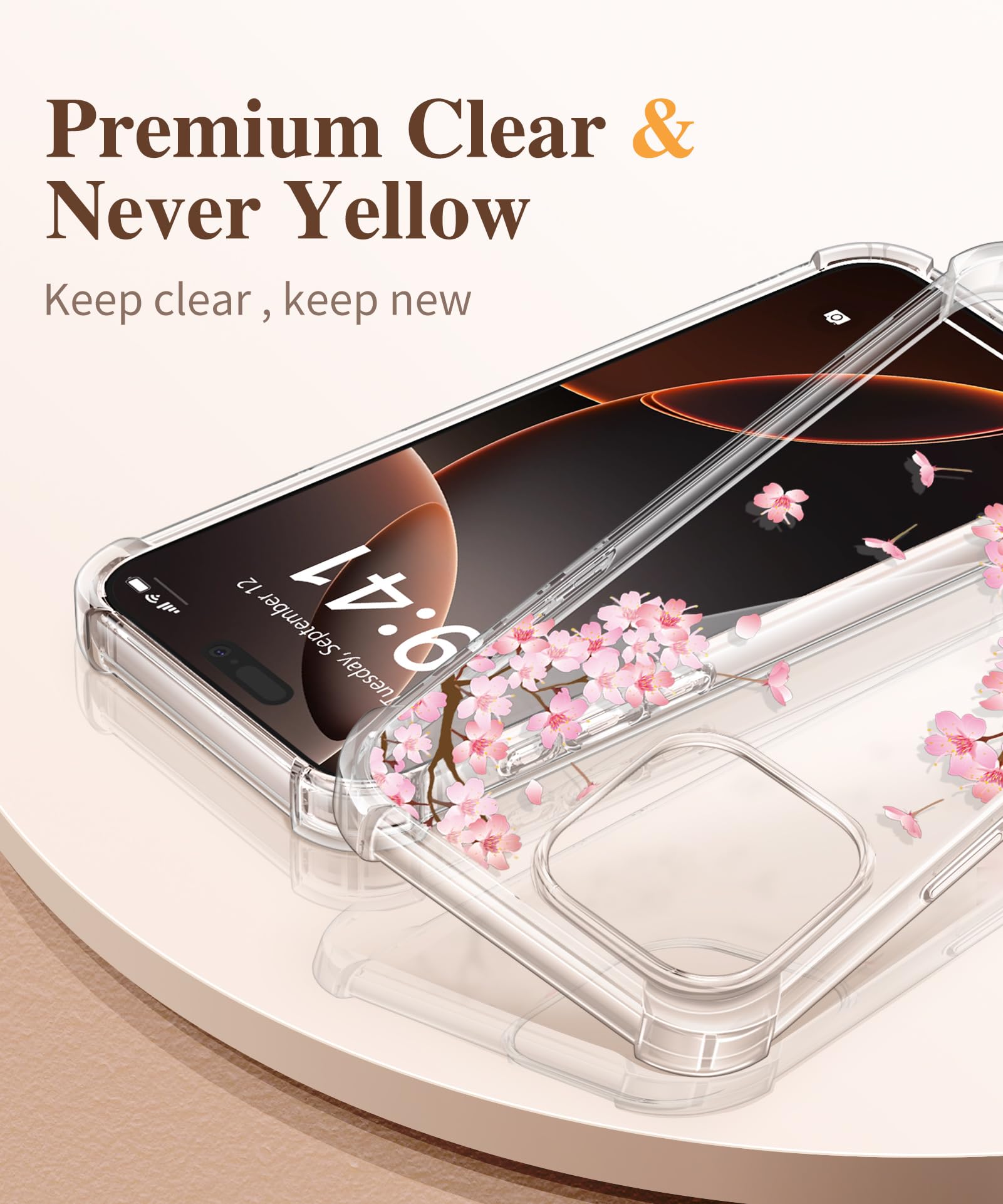 Foto 4 pulgar | Funda De Teléfono Gviewin Para Iphone 16 Pro Max Con Protector De Pantalla - Venta Internacional.