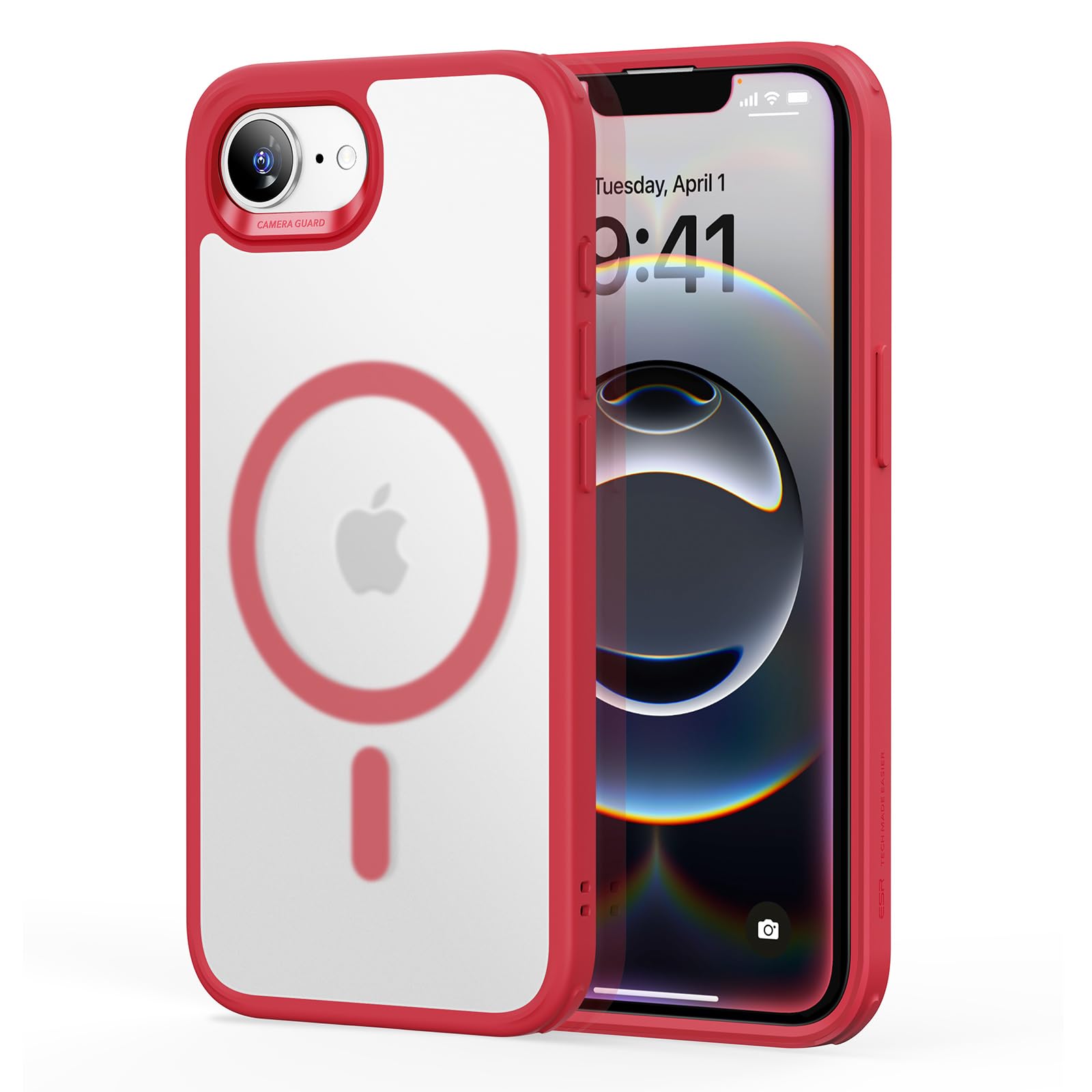 Foto 1 | Funda Esr Para Iphone 16e Con Magsafe, A Prueba De Golpes, Roja - Venta Internacional.