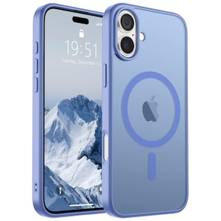 Foto 1 | Funda Magnética Supfine Para Iphone 16 Con Magsafe, Azul Y Morado - Venta Internacional.
