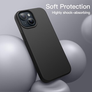 Foto 4 | Funda Jetech Silicone Para Iphone 15 De 6.1 Pulgadas (negra) - Venta Internacional.