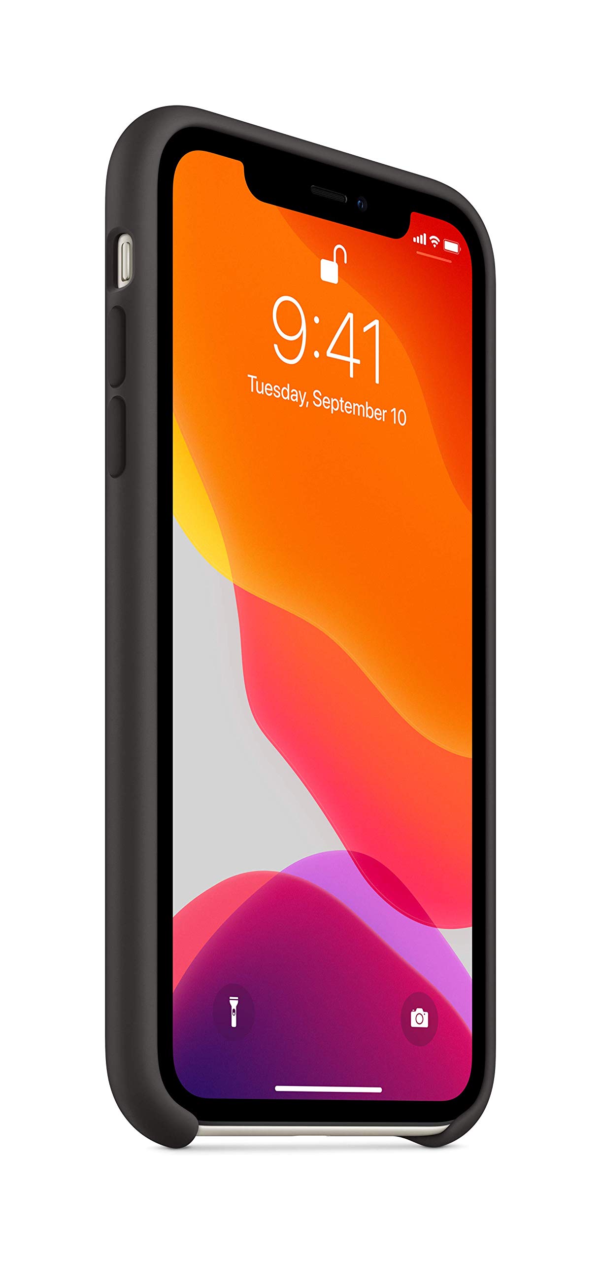 Foto 4 pulgar | Funda Para Apple Iphone 11 De Silicona, Delgada, Inalámbrica, Negra - Venta Internacional.