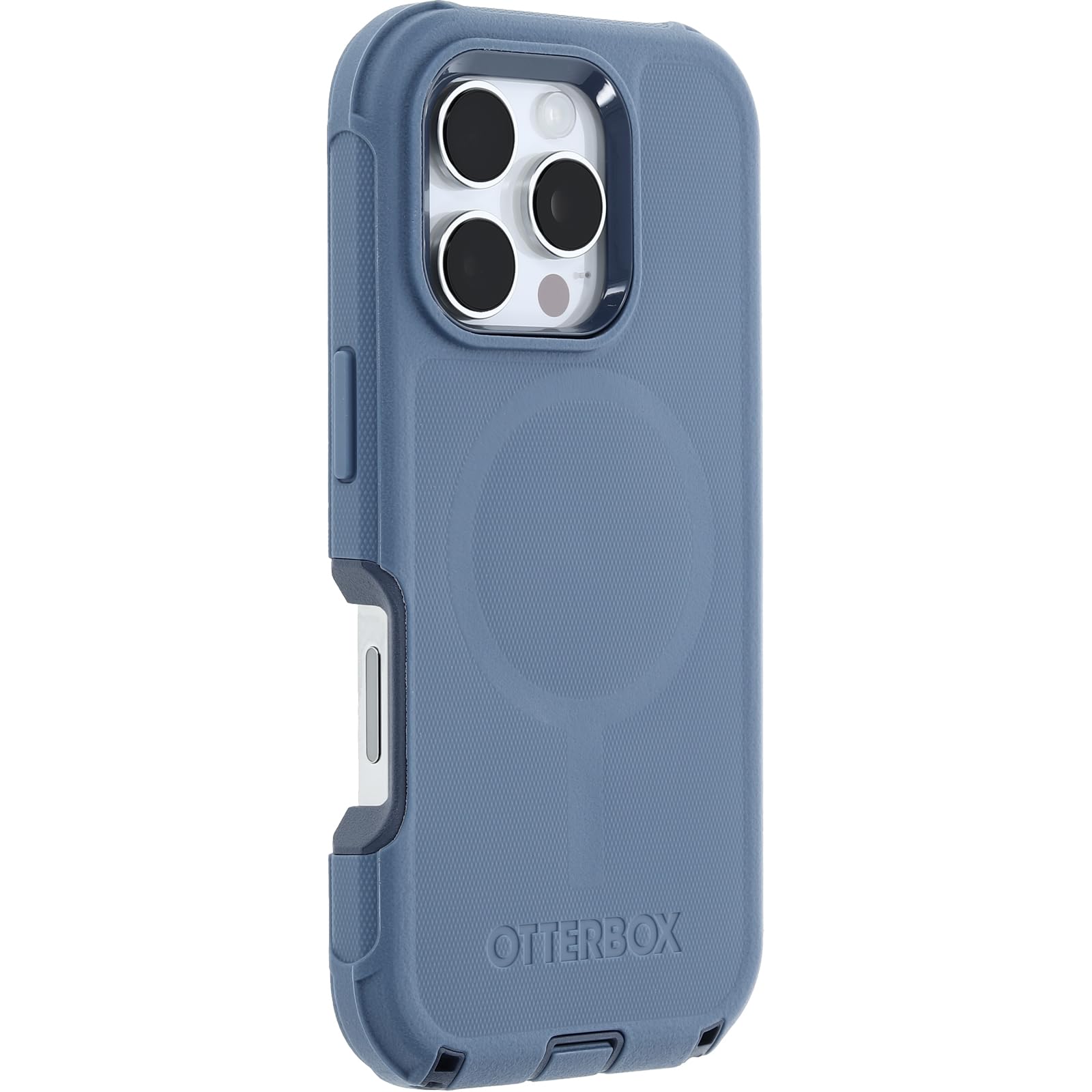 Foto 5 pulgar | Funda Otterbox Defender Series Para Iphone 16 Pro, Color Azul Claro - Venta Internacional.