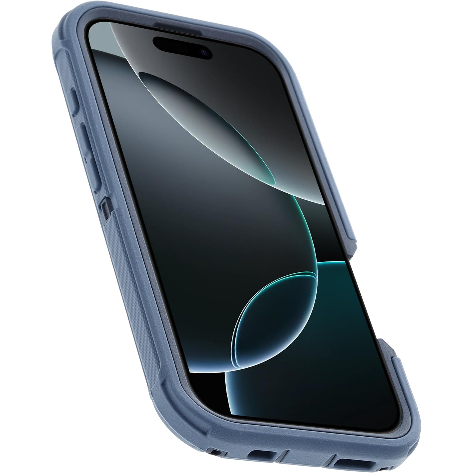 Foto 6 pulgar | Funda Otterbox Defender Series Para Iphone 16 Pro, Color Azul Claro - Venta Internacional.