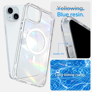 Foto 5 | Funda Spigen Ultra Hybrid Magfit Para Iphone 15/14/13, Color Blanco - Venta Internacional.