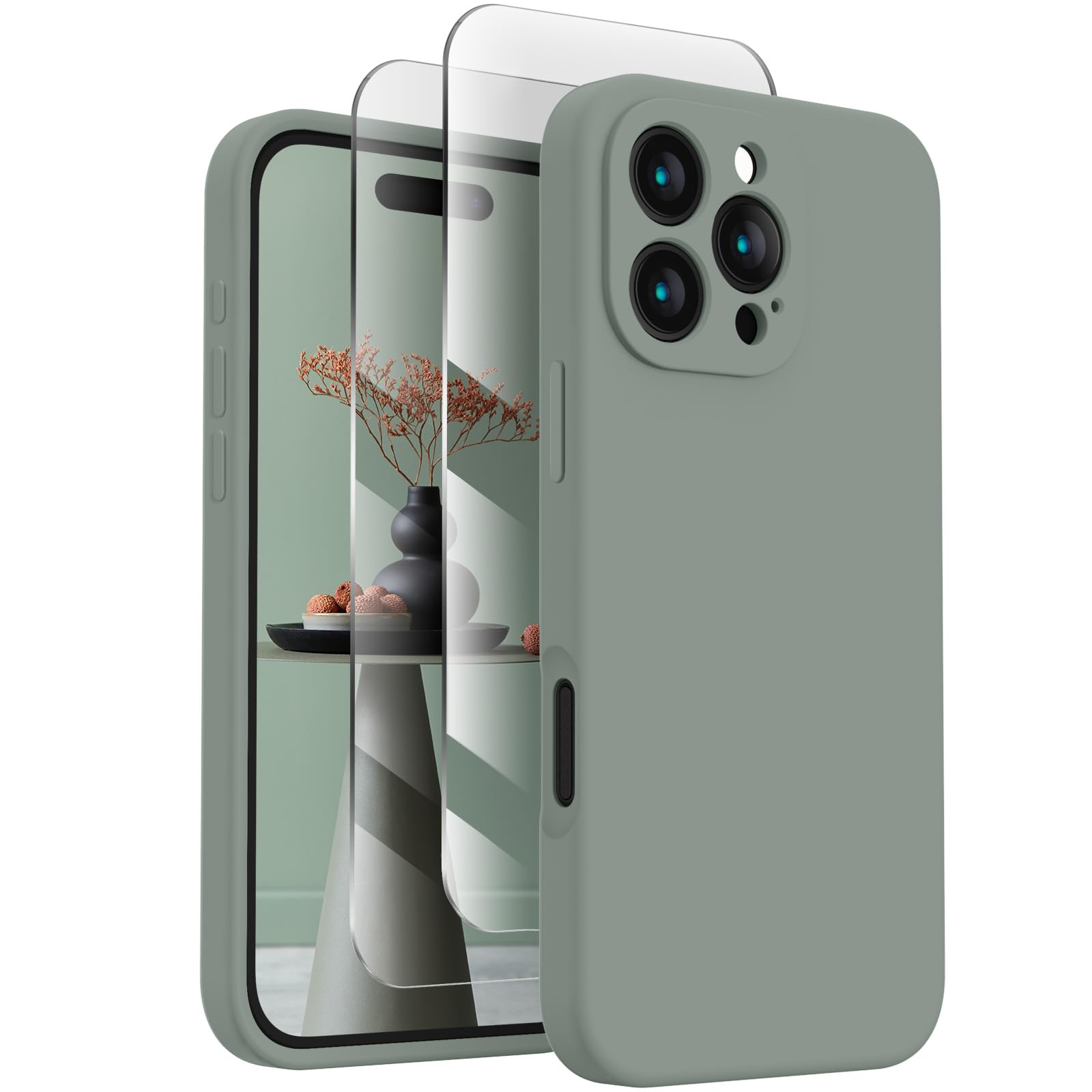 Foto 2 pulgar | Funda De Teléfono Firenova Diseñada Para Iphone 16 Pro Silicone - Venta Internacional.