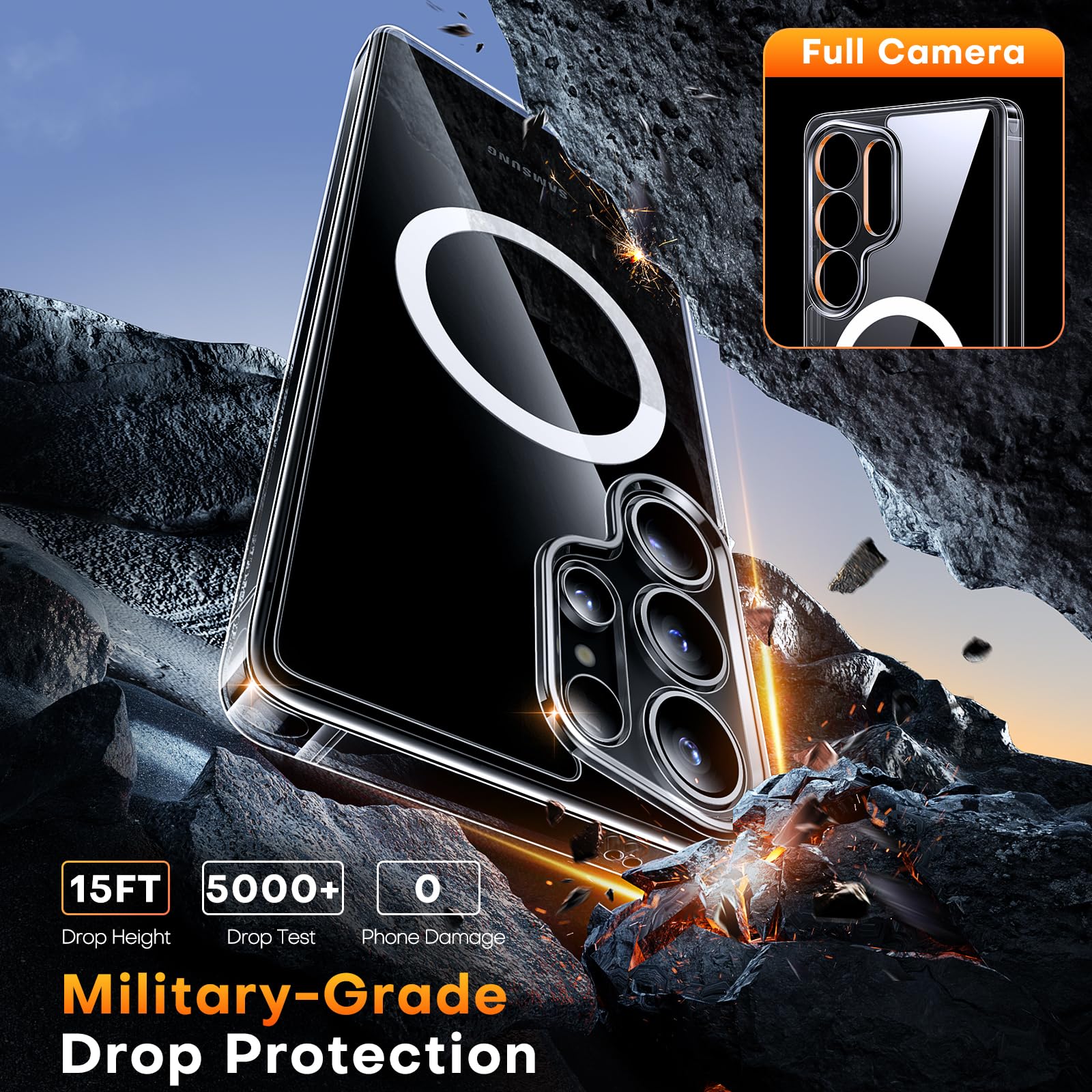 Foto 4 | Funda De Teléfono Tauri Para Samsung Galaxy S25 Ultra Clear - Venta Internacional.