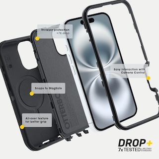 Foto 6 | Funda Otterbox Defender Series Para Iphone 16 Pro - Verde - Venta Internacional.