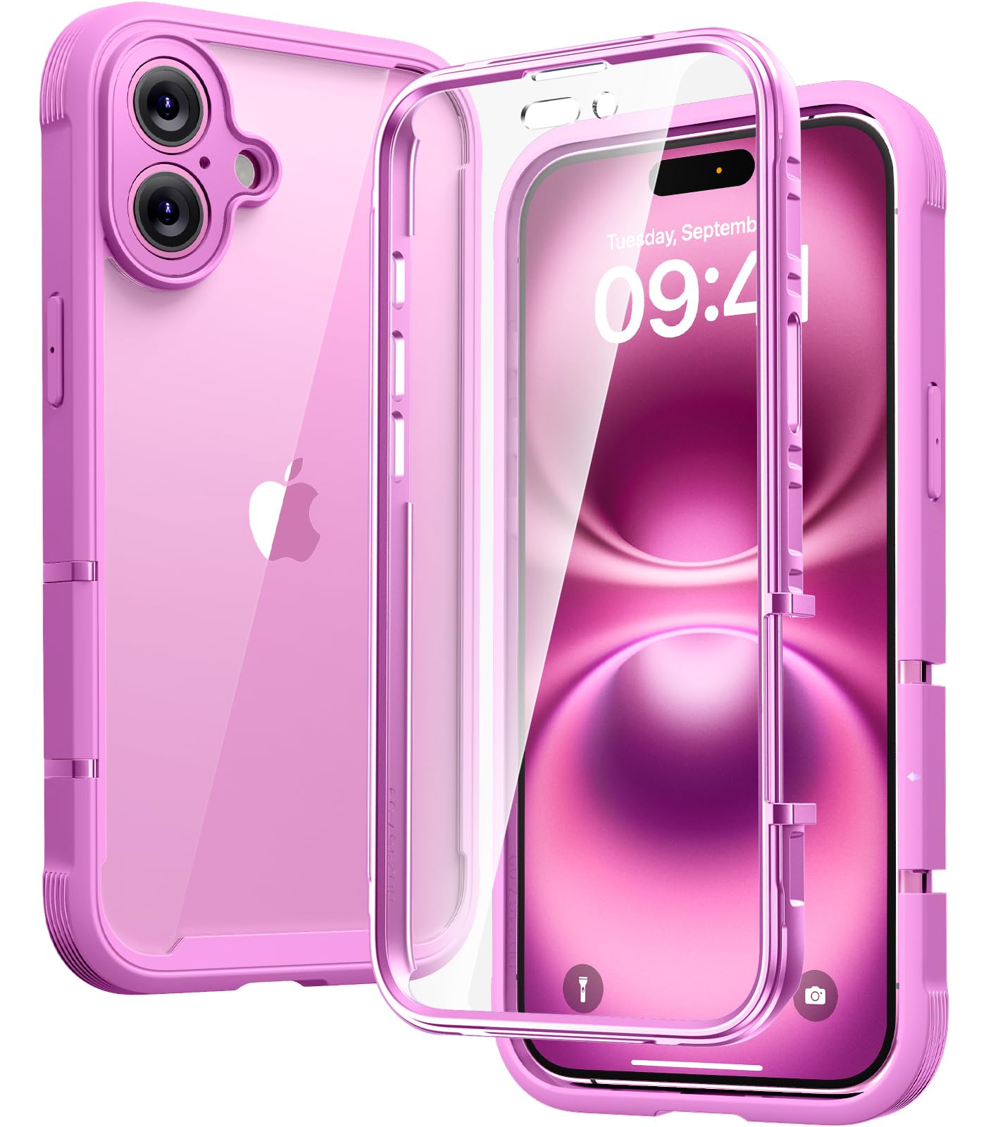 Foto 1 | Funda De Teléfono Diaclara Diseñada Para Iphone 16 6.1 (rosa) - Venta Internacional.