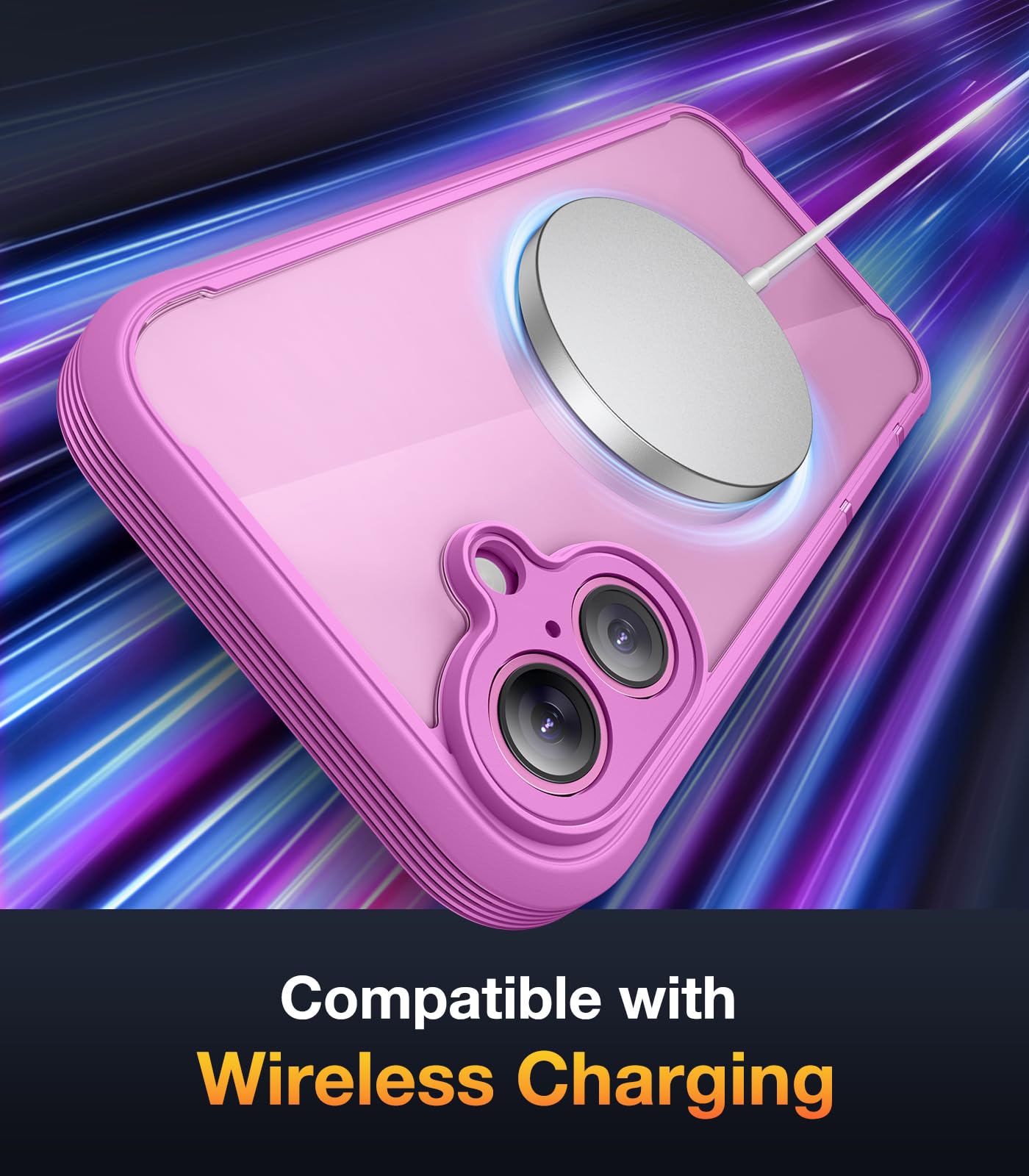 Foto 4 | Funda De Teléfono Diaclara Diseñada Para Iphone 16 6.1 (rosa) - Venta Internacional.