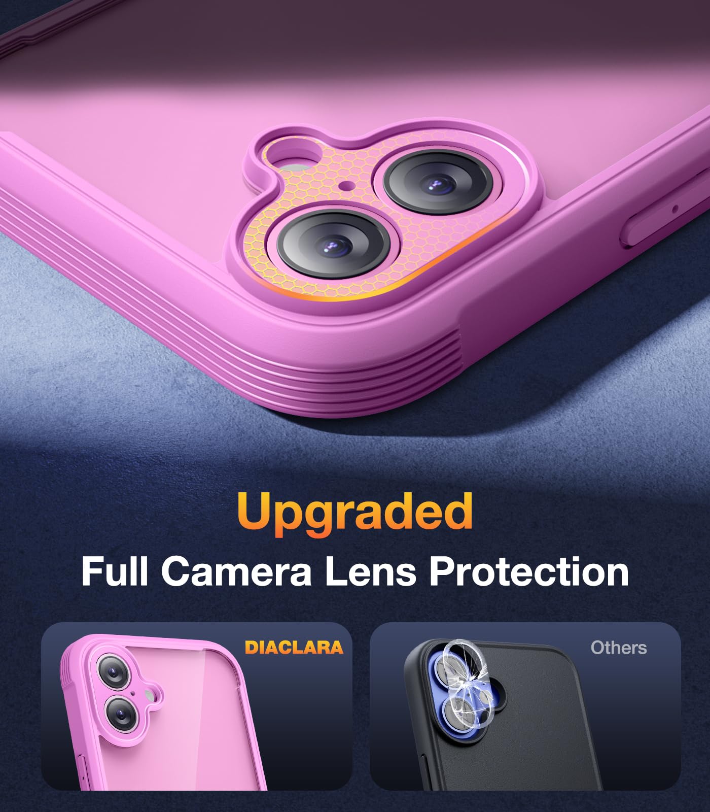 Foto 6 pulgar | Funda De Teléfono Diaclara Diseñada Para Iphone 16 6.1 (rosa) - Venta Internacional.