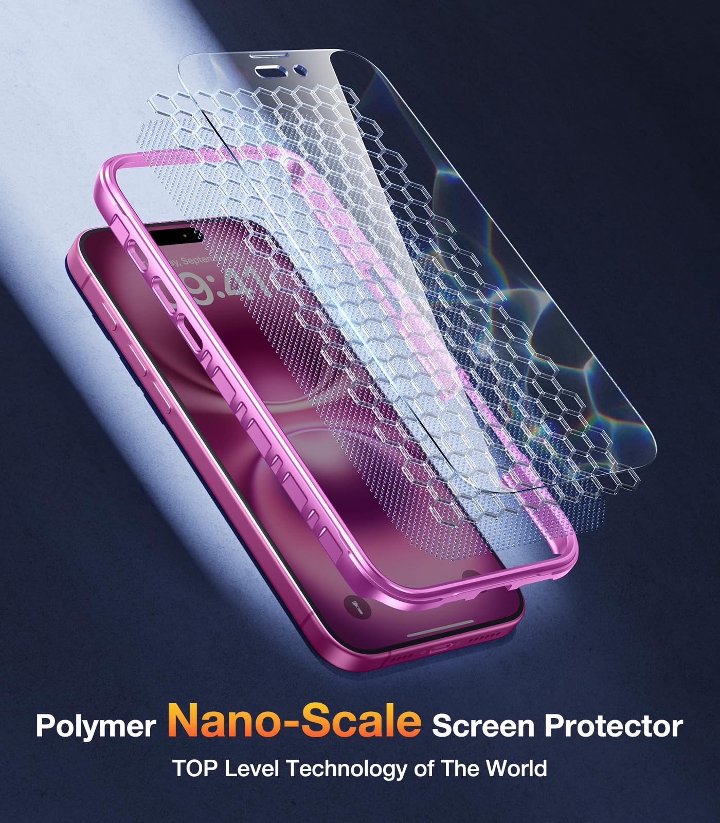 Foto 7 pulgar | Funda De Teléfono Diaclara Diseñada Para Iphone 16 6.1 (rosa) - Venta Internacional.