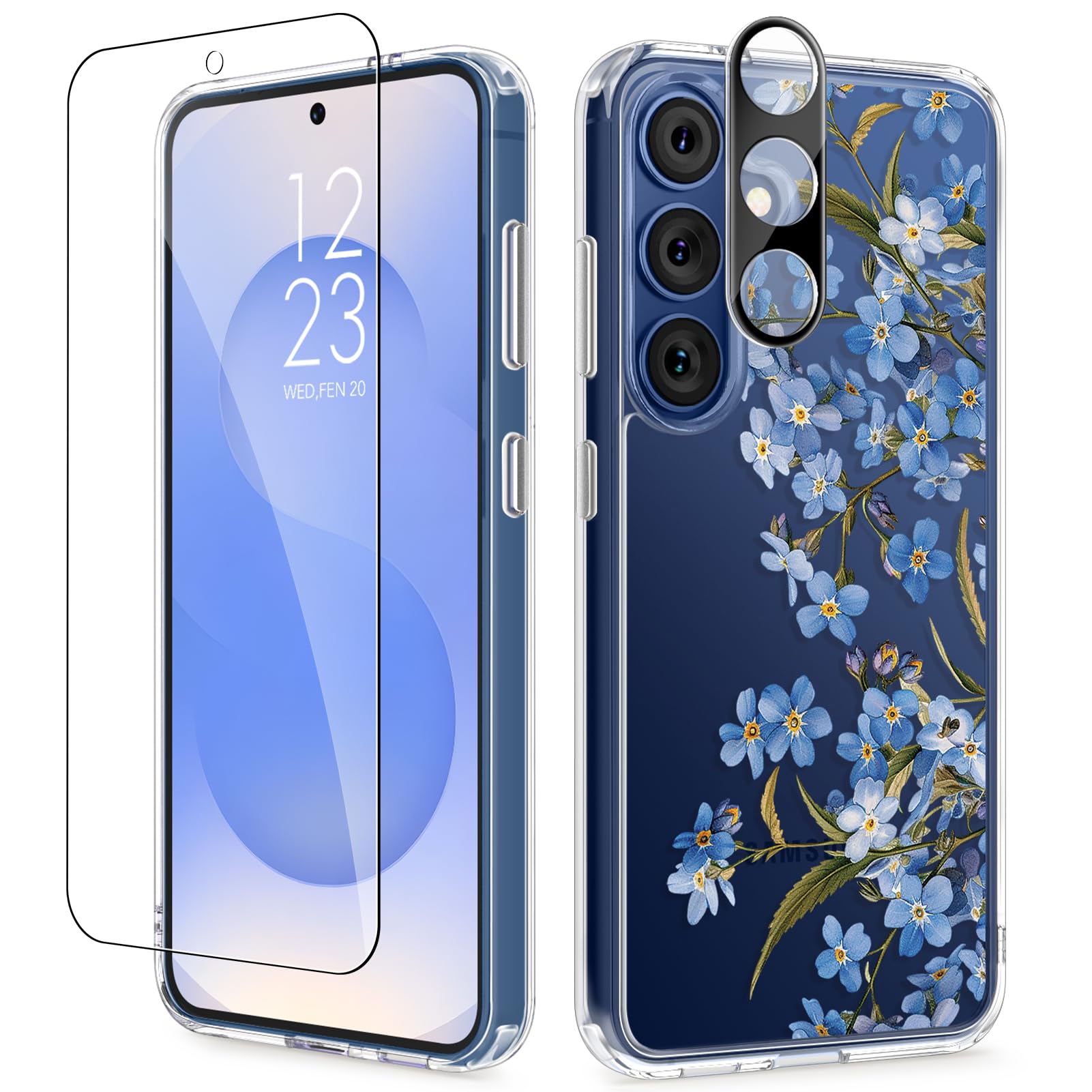 Foto 2 pulgar | Funda De Teléfono Gviewin Para Samsung Galaxy S25 Plus Con Protector - Venta Internacional.