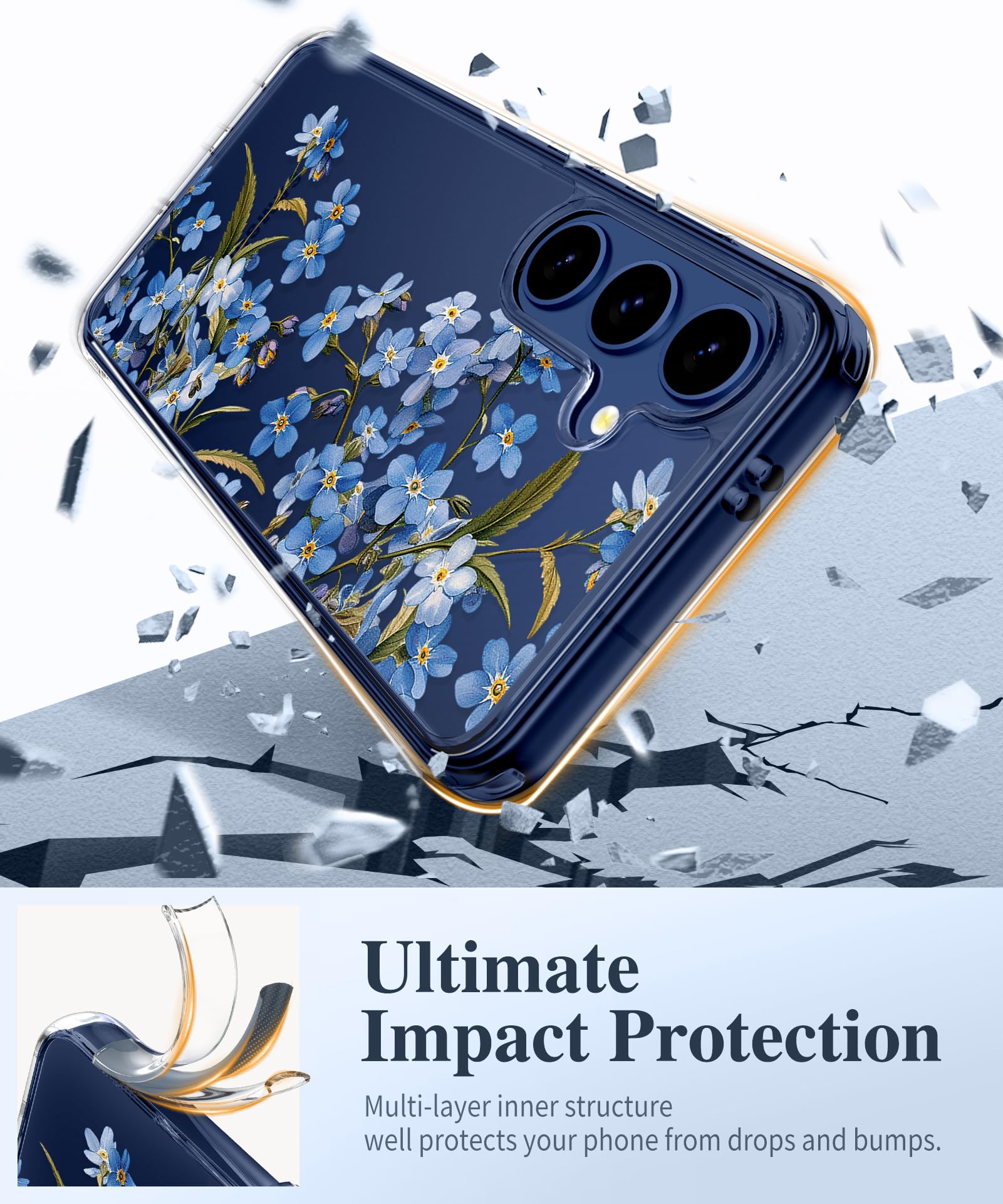 Foto 5 pulgar | Funda De Teléfono Gviewin Para Samsung Galaxy S25 Plus Con Protector - Venta Internacional.