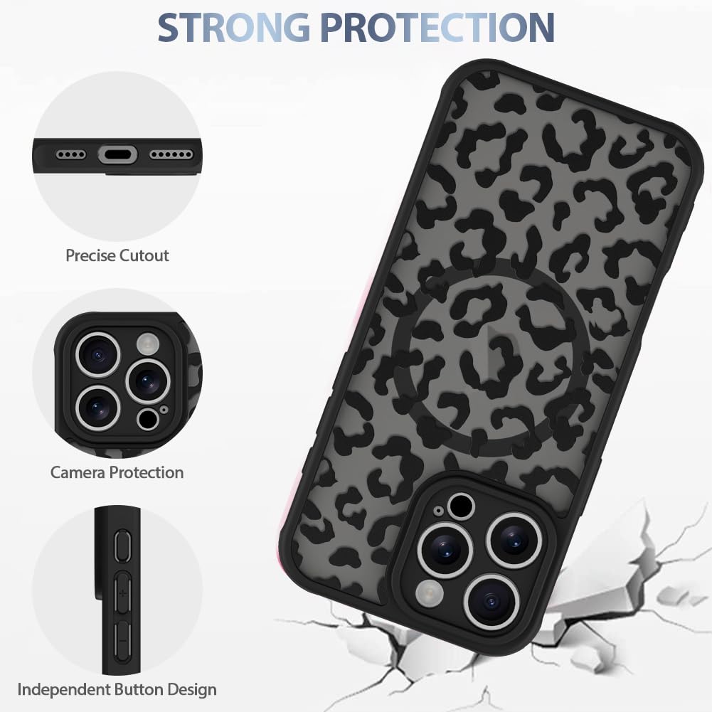 Foto 5 pulgar | Funda De Teléfono Aigomara Para Iphone 16 Pro Max Con Magsafe Black - Venta Internacional.