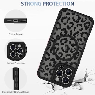 Foto 4 | Funda De Teléfono Aigomara Para Iphone 16 Pro Max Con Magsafe Black - Venta Internacional.