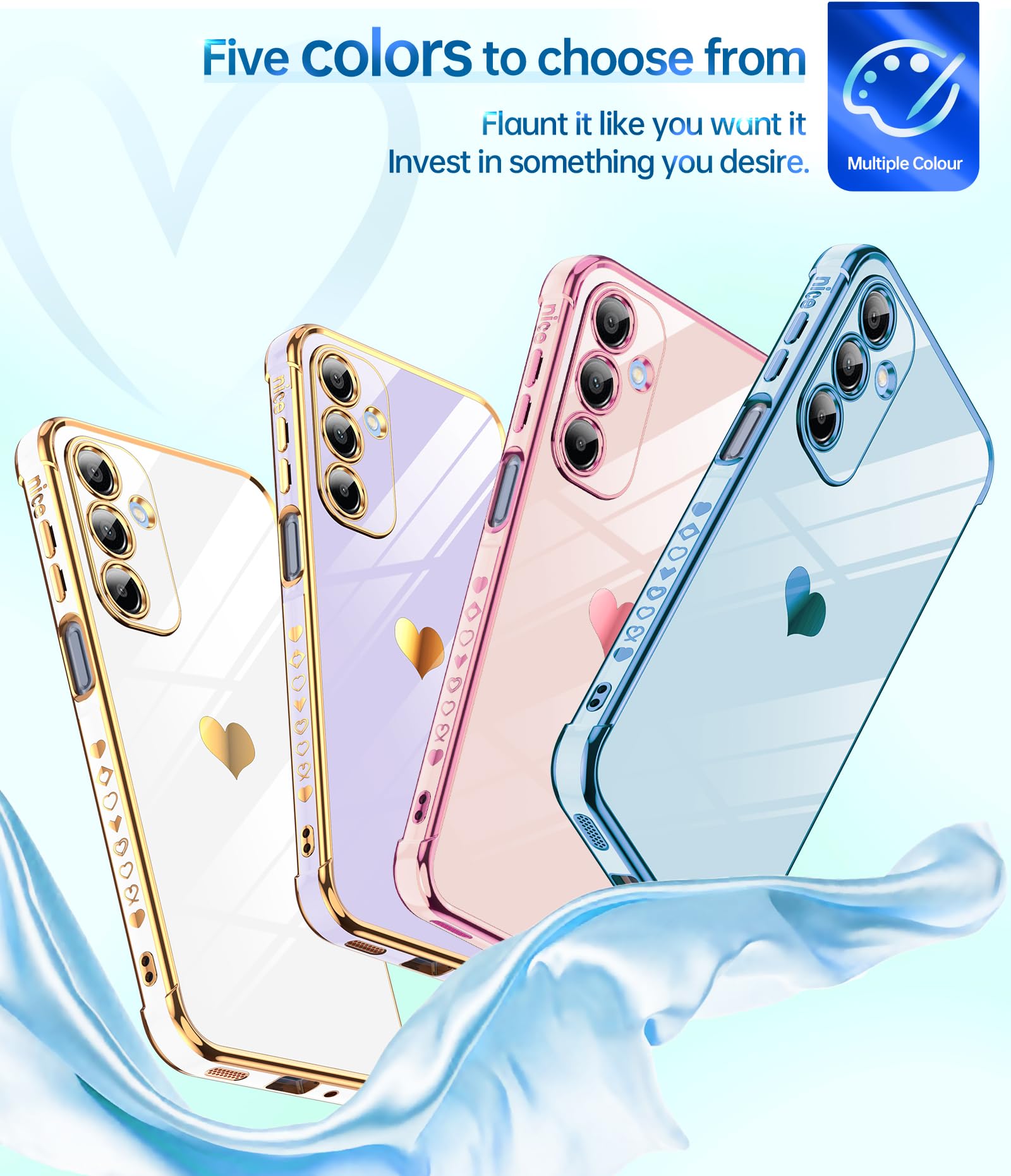 Foto 7 pulgar | Funda De Teléfono Leyi Para Samsung Galaxy A16 5g Con Protector De Pantalla - Venta Internacional.