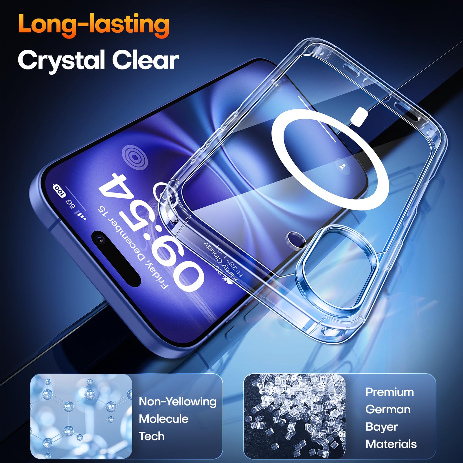 Foto 6 pulgar | Funda Tauri 3 En 1 Para Iphone 16 Plus Con 2 Protectores De Pantalla - Venta Internacional.