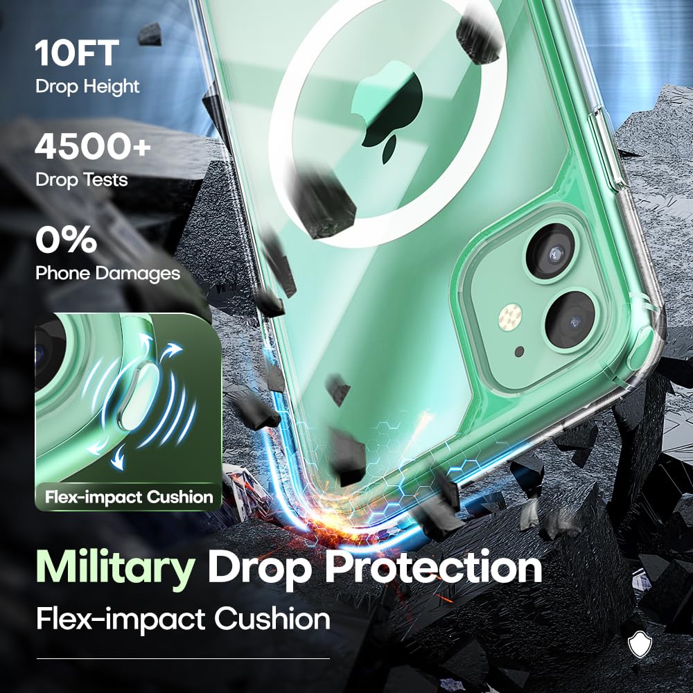 Foto 5 pulgar | Funda De Teléfono Tauri Para Iphone 11 Transparente Con 2 Protectores De Pantalla Hd - Venta Internacional.