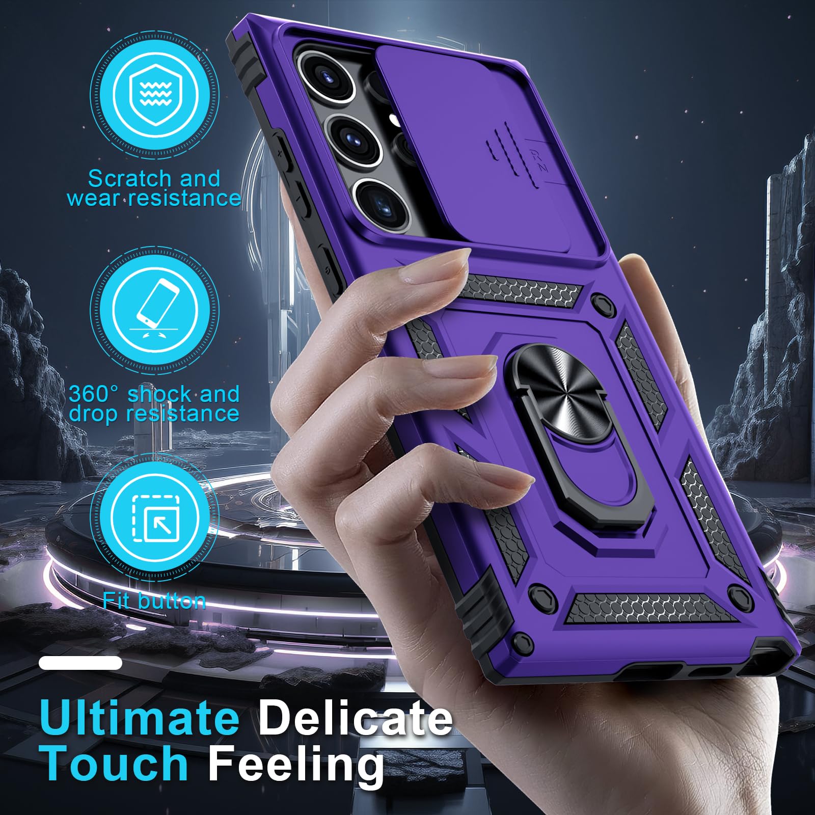Foto 7 pulgar | Funda De Teléfono Compatible Con Janmitta Para Samsung Galaxy S25 Ultra - Venta Internacional.