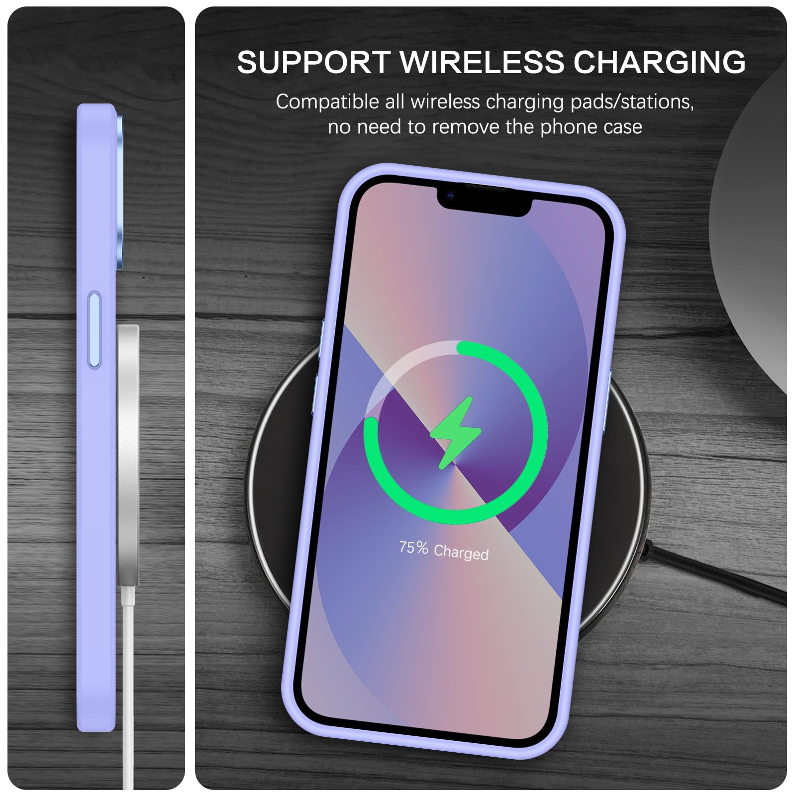 Foto 6 | Funda Magnética Bentoben Para Iphone 13/14 6.1 Lavanda - Venta Internacional.