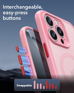 Foto 5 | Funda De Teléfono Esr Para Iphone 16 Pro, Translúcido, Mate, Rosa Esmerilado - Venta Internacional.