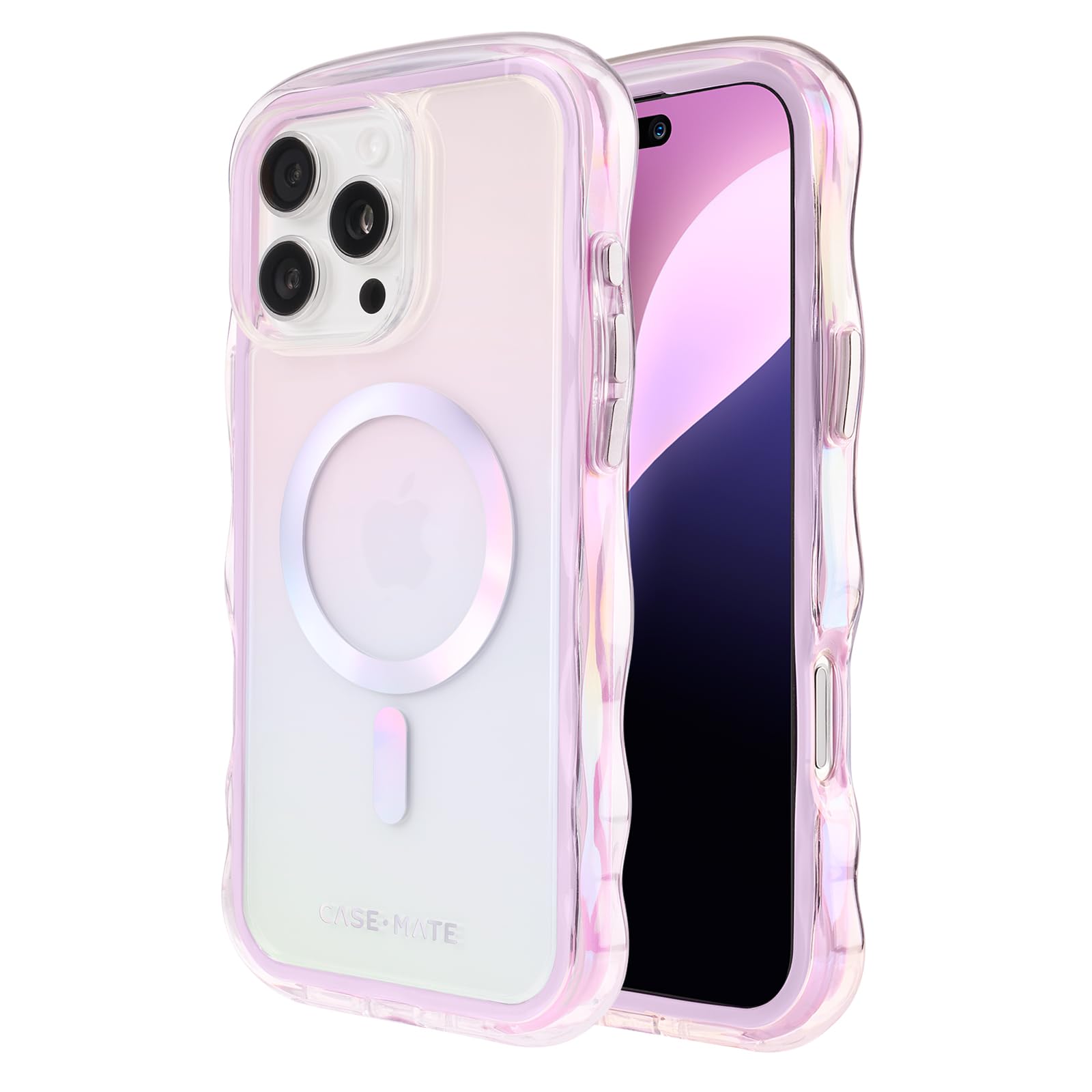 Foto 2 pulgar | Funda Para Teléfono Case-mate Iphone 16 Pro Max, Burbuja De Jabón Ondulada - Venta Internacional.