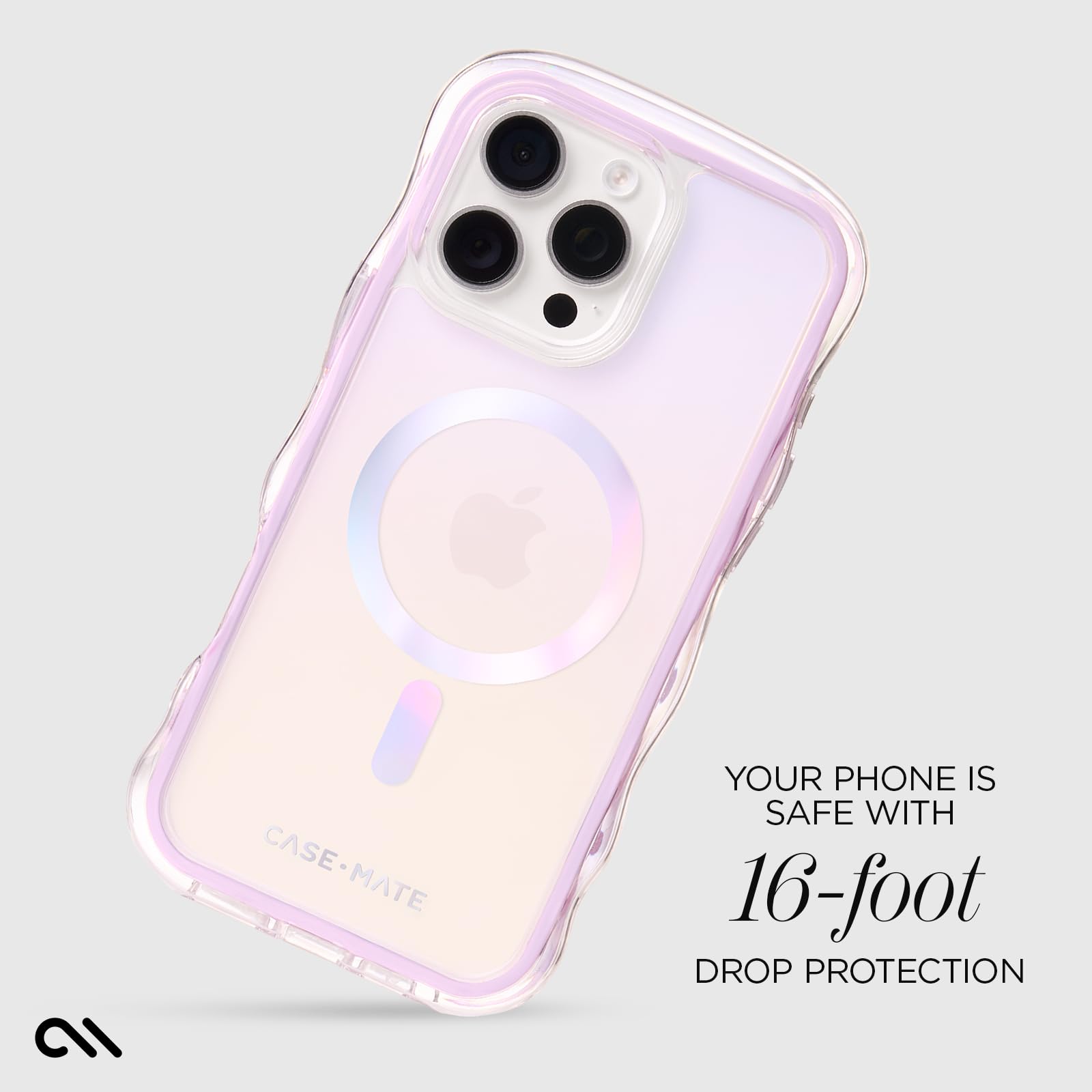 Foto 4 pulgar | Funda Para Teléfono Case-mate Iphone 16 Pro Max, Burbuja De Jabón Ondulada - Venta Internacional.
