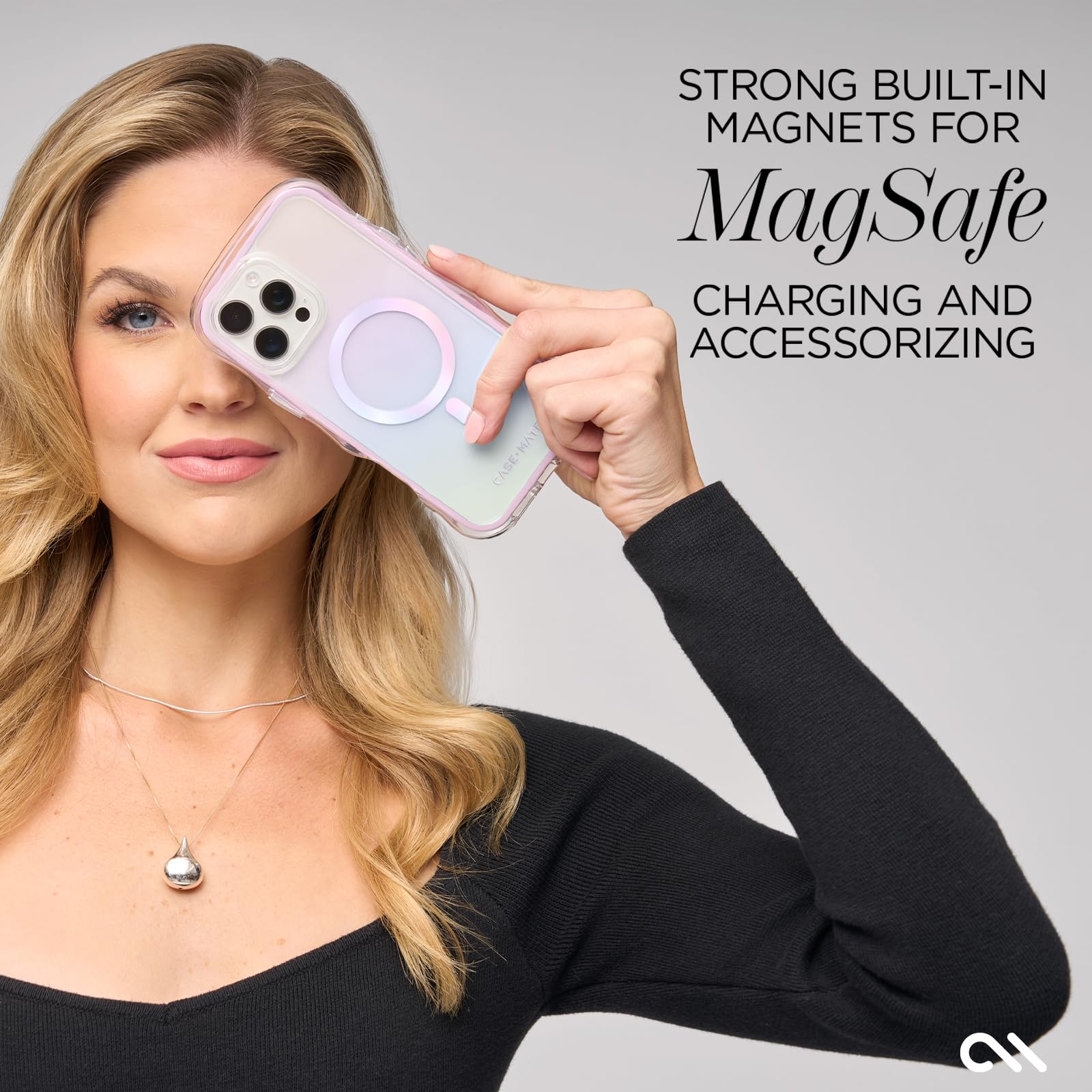 Foto 6 pulgar | Funda Para Teléfono Case-mate Iphone 16 Pro Max, Burbuja De Jabón Ondulada - Venta Internacional.