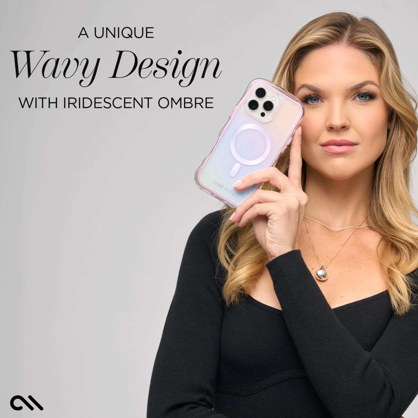 Foto 6 | Funda Para Teléfono Case-mate Iphone 16 Pro Max, Burbuja De Jabón Ondulada - Venta Internacional.