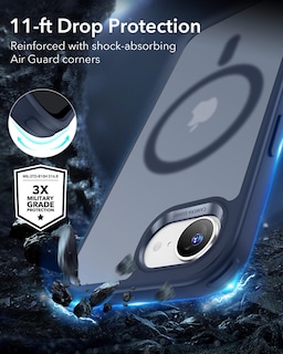 Foto 4 | Funda Esr Para Iphone 16e Con Magsafe, Azul A Prueba De Golpes - Venta Internacional.