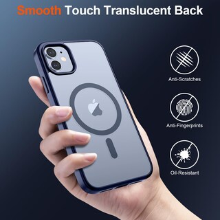 Foto 6 | Funda Magnética Supfine Para Iphone 12/12 Pro, Color Azul Marino - Venta Internacional.