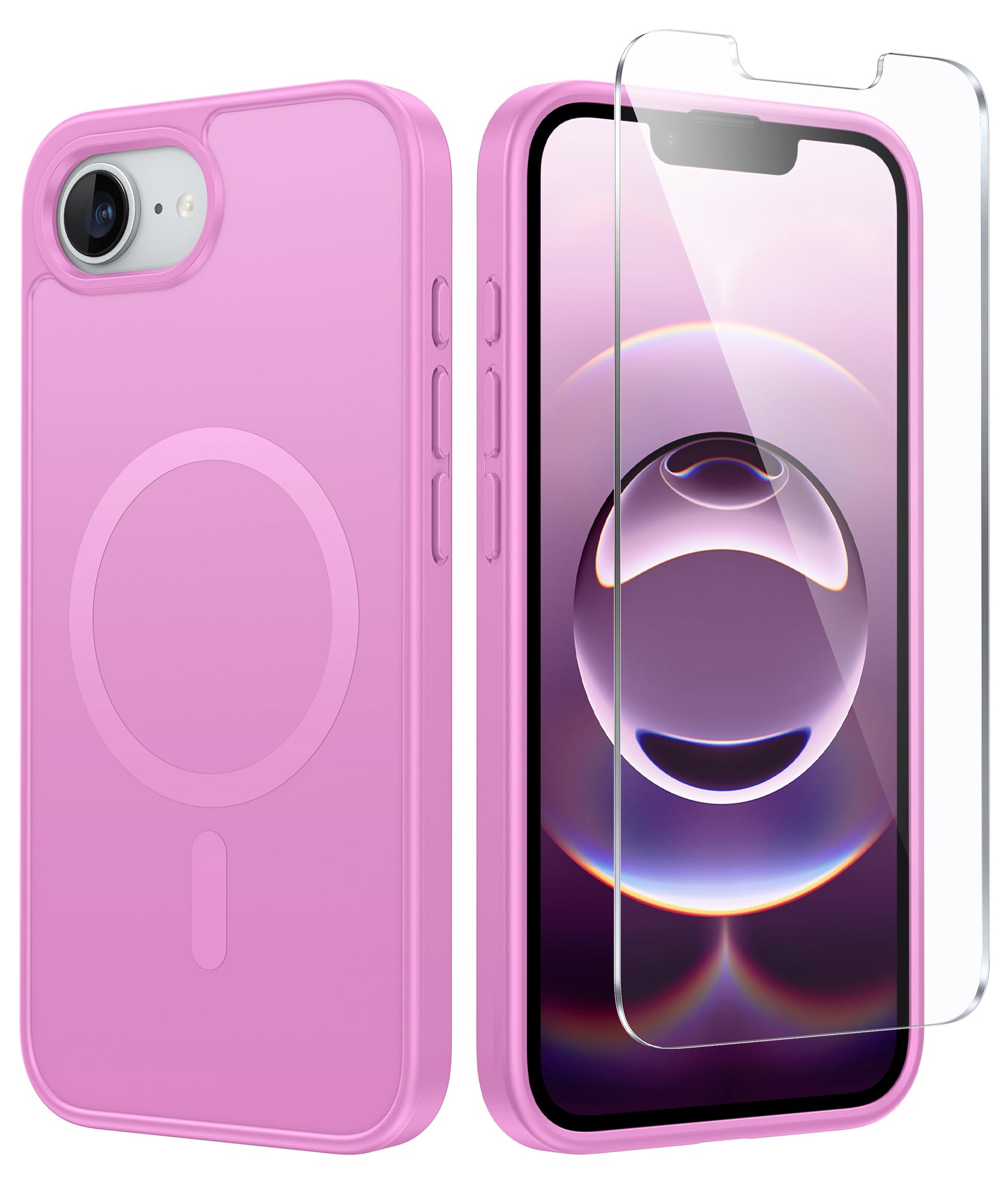 Foto 2 pulgar | Funda De Teléfono Fntcase Para Iphone 16e Magnética A Prueba De Golpes Mate - Venta Internacional.