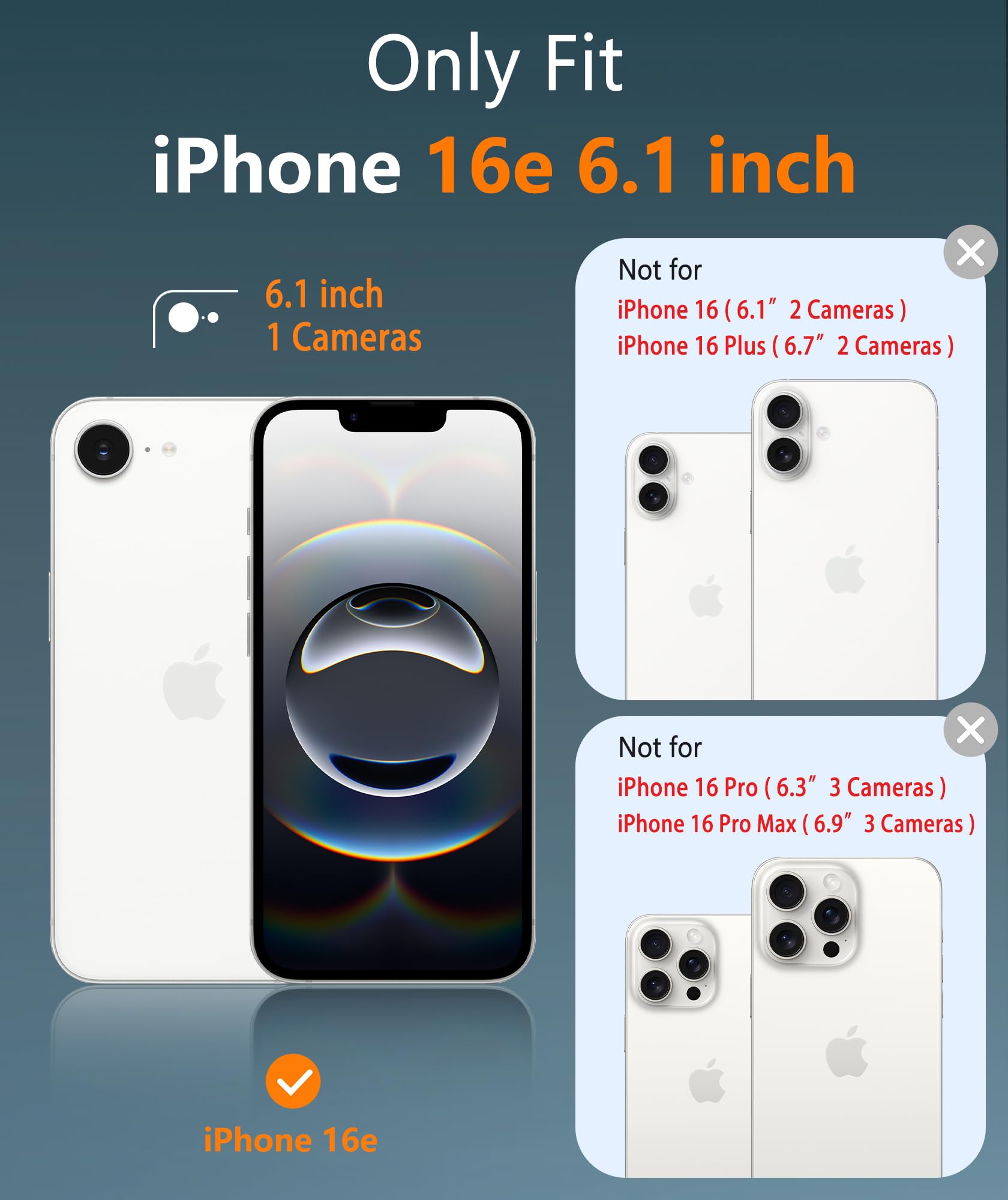 Foto 3 pulgar | Funda De Teléfono Fntcase Para Iphone 16e Magnética A Prueba De Golpes Mate - Venta Internacional.